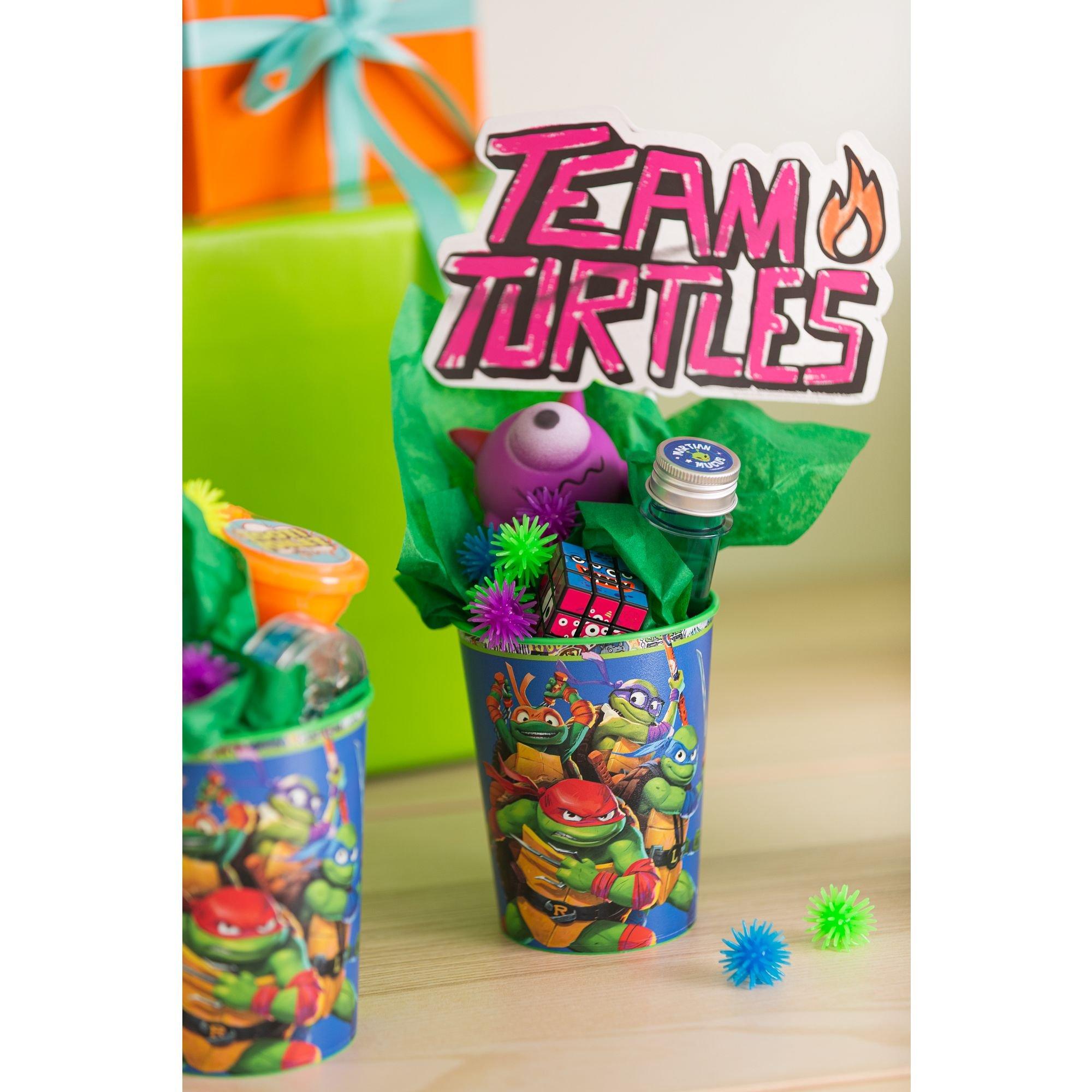TMNT Plastic Favor Cup. 16oz - Teenage Mutant Ninja Turtles: Mutant Mayhem - Image 5