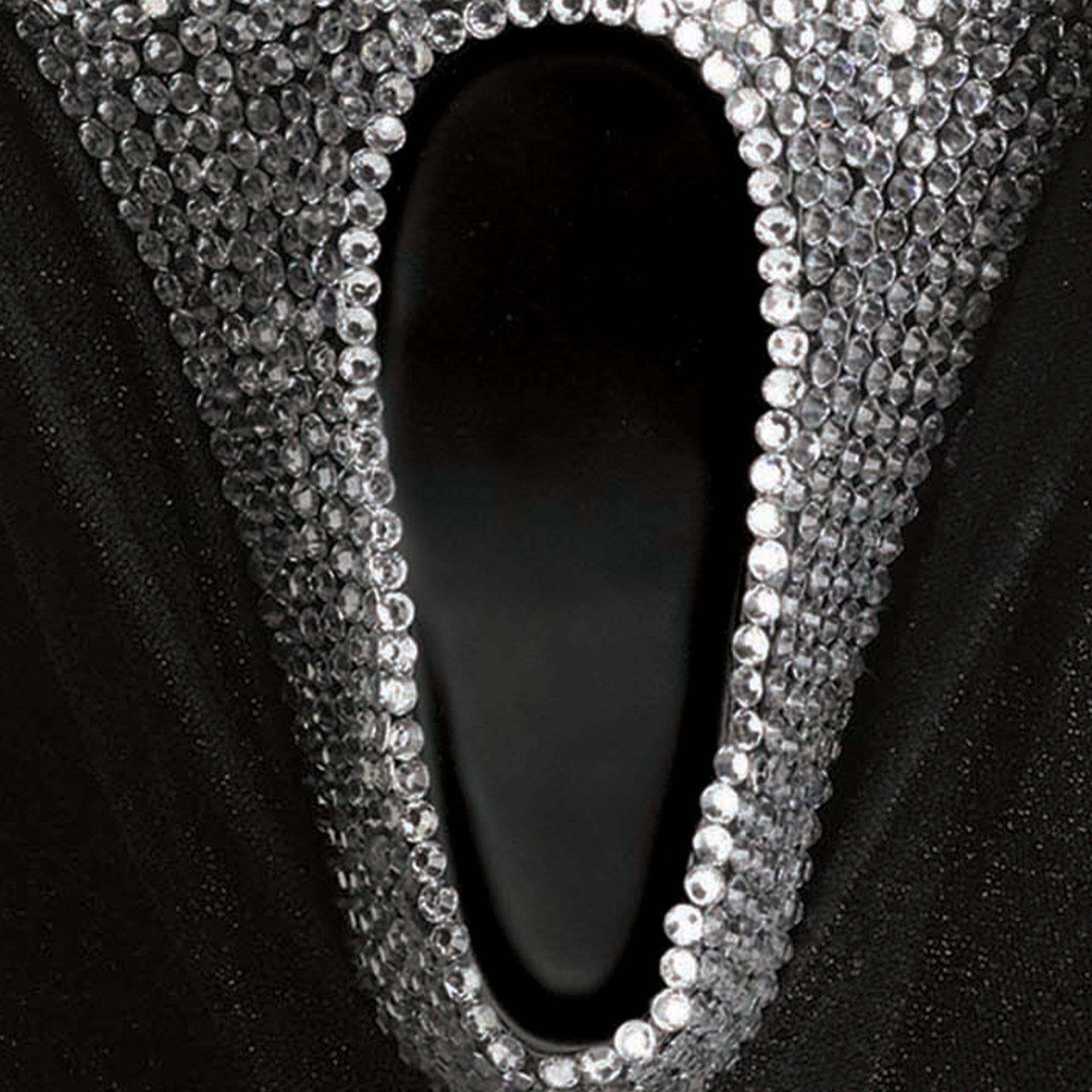 Ghostface Bling Plastic & Fabric Hooded Face Mask - Scream - Image 5