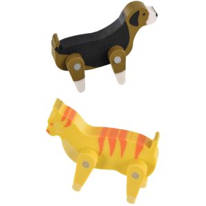 Cat & Dog Erasers. 12ct