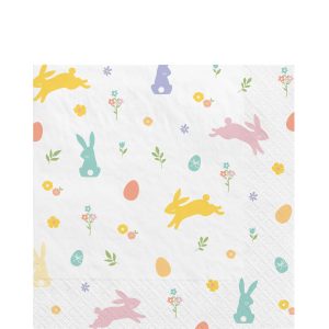 Easter Wishes Paper Lunch Napkins. 6.5in. 16ct
