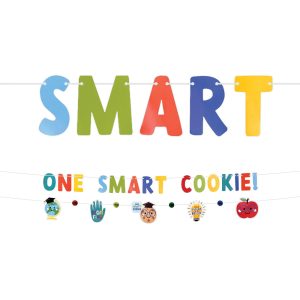One Smart Cookie Graduation Banner Set. 12ft. 2pc - Graduation Fun