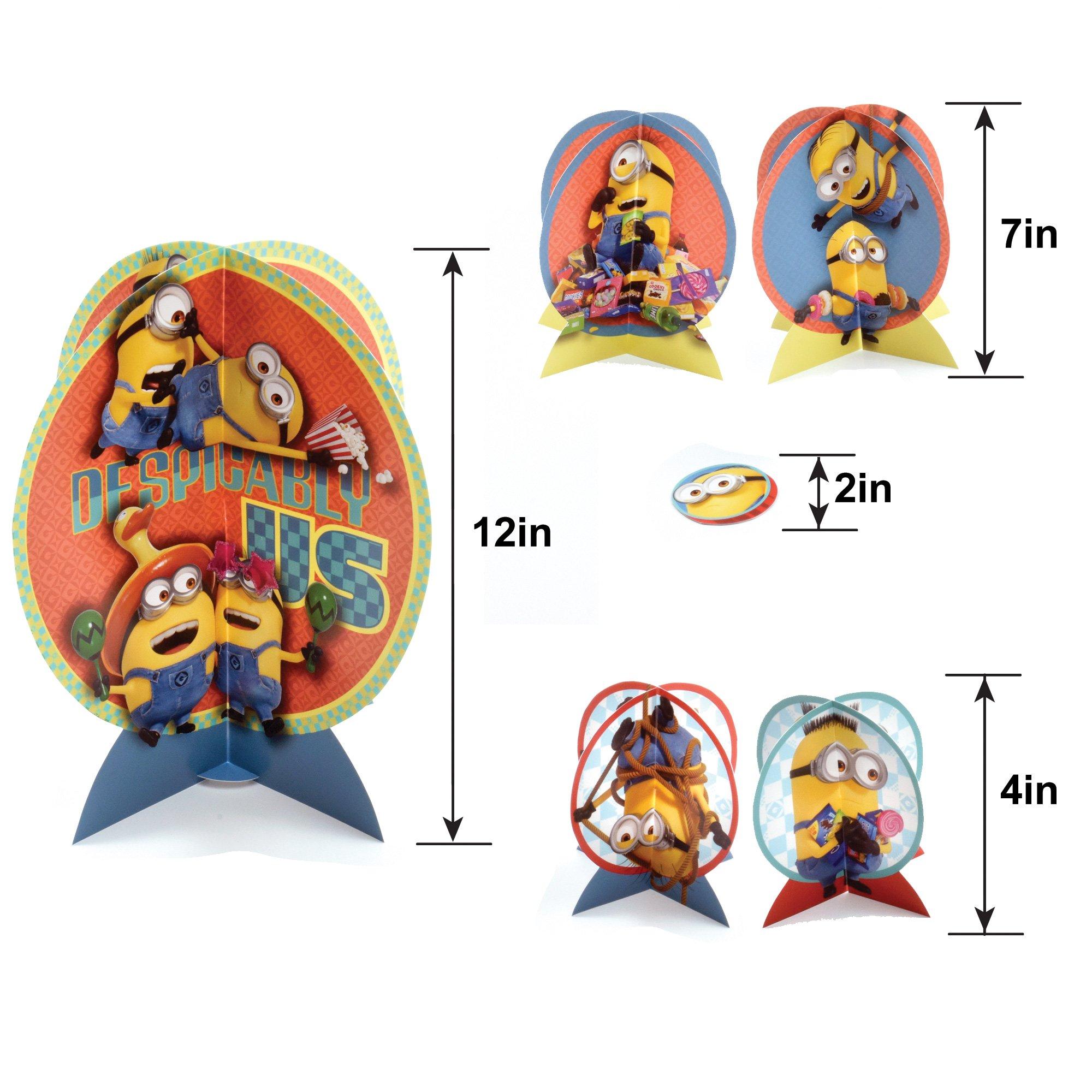 Minions Cardstock Table Centerpiece Kit - Despicable Me 4 - Image 3