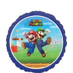 Mario & Luigi Foil Balloon. 18in - Super Mario Bros