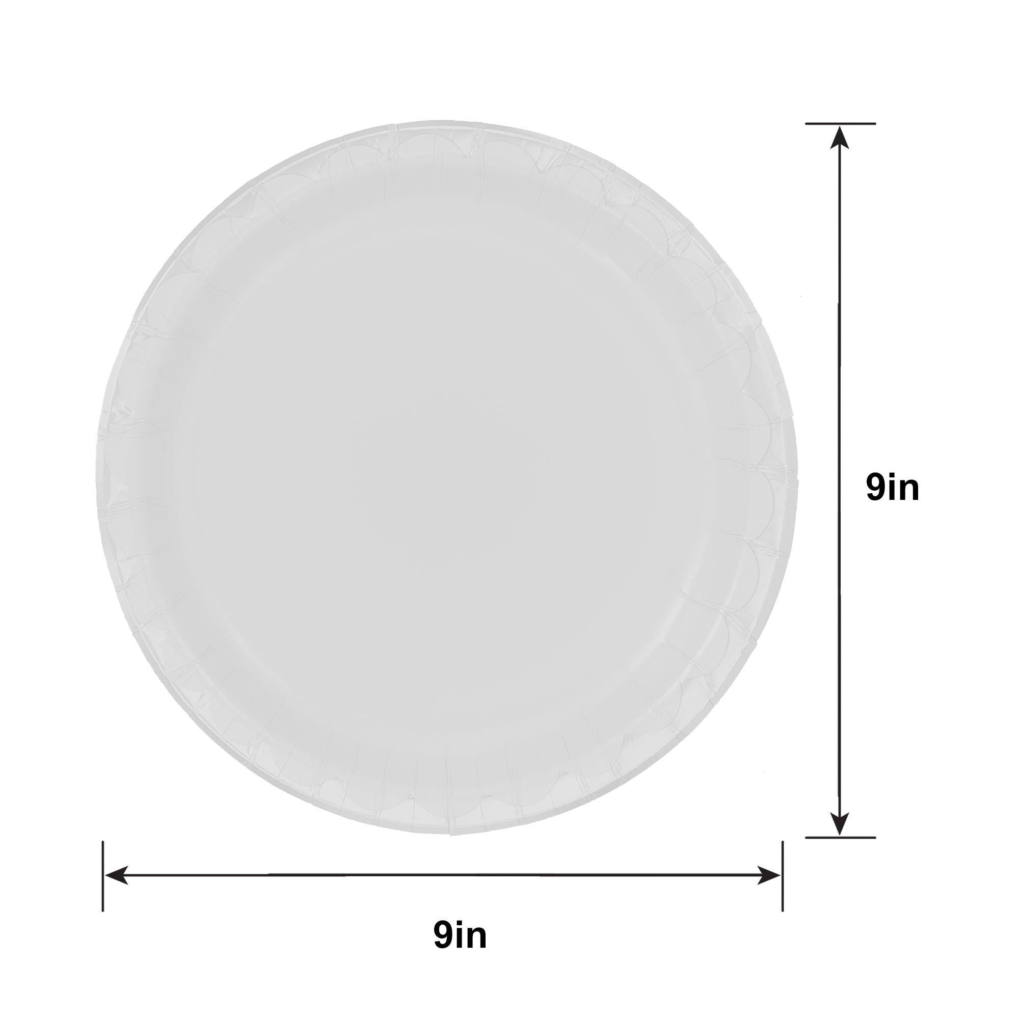 Taupe 1st Birthday Paper Lunch Plates. 9in. 8ct - Image 2