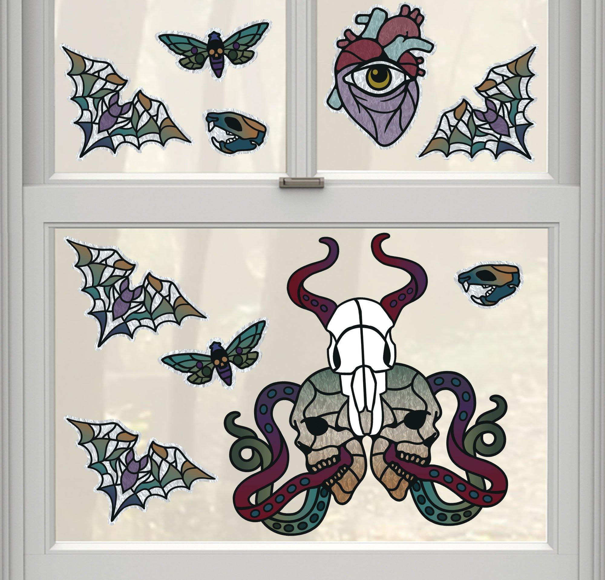 Dark Academia Vinyl Cling Decals. 10pc - Image 3
