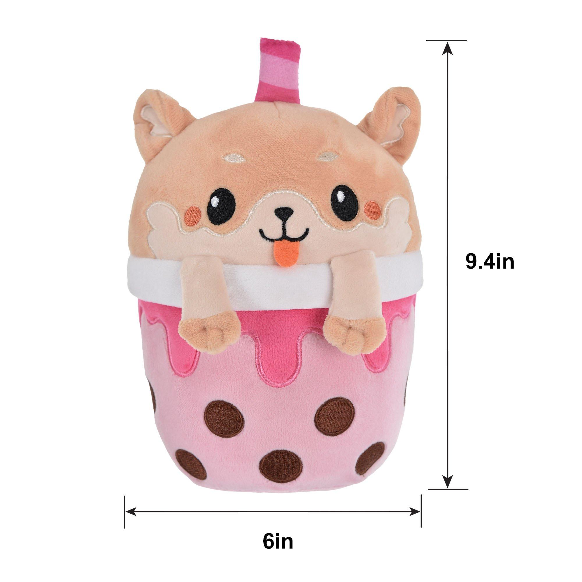 Puppy Bubble Tea Plush. 6in x 9.4in - Image 2