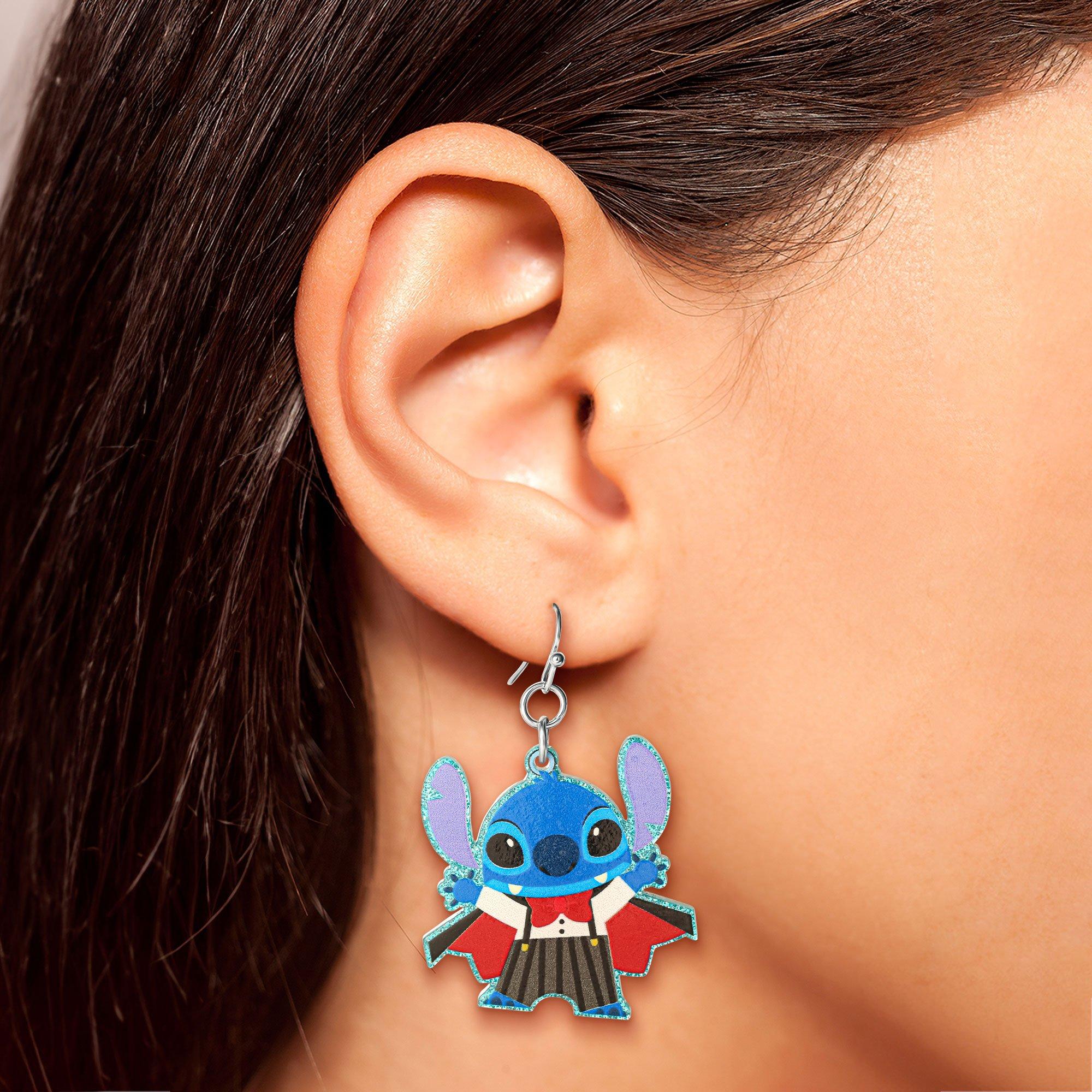 Vampire Stitch Halloween Dangle Earrings - Disney Lilo & Stitch - Image 3