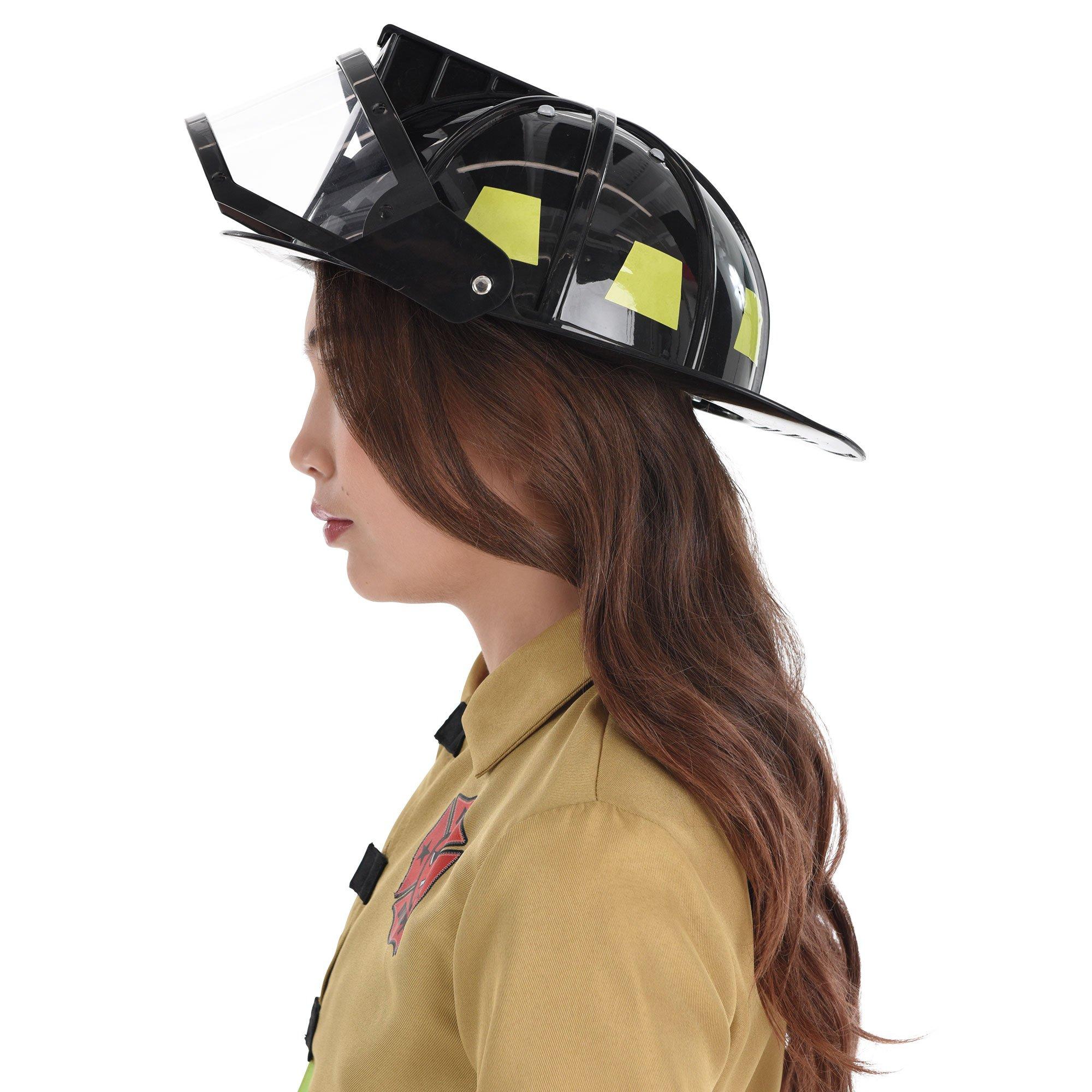 Black Firefighter Helmet - Child - Image 3