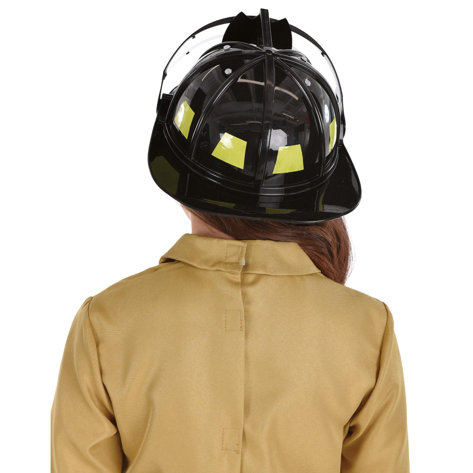 Black Firefighter Helmet - Child - Image 4