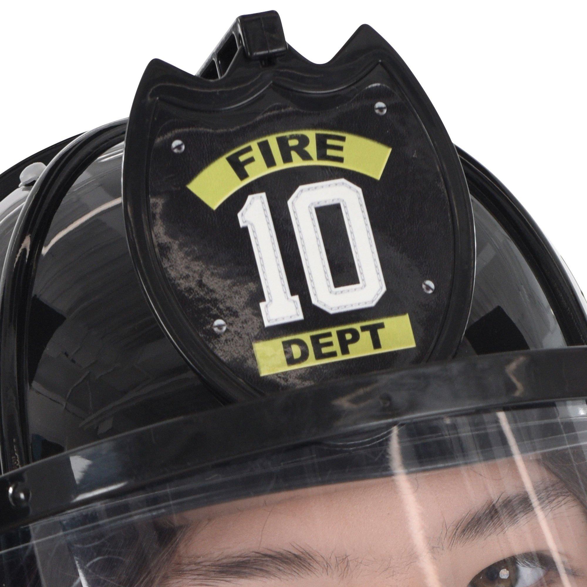 Black Firefighter Helmet - Child - Image 7