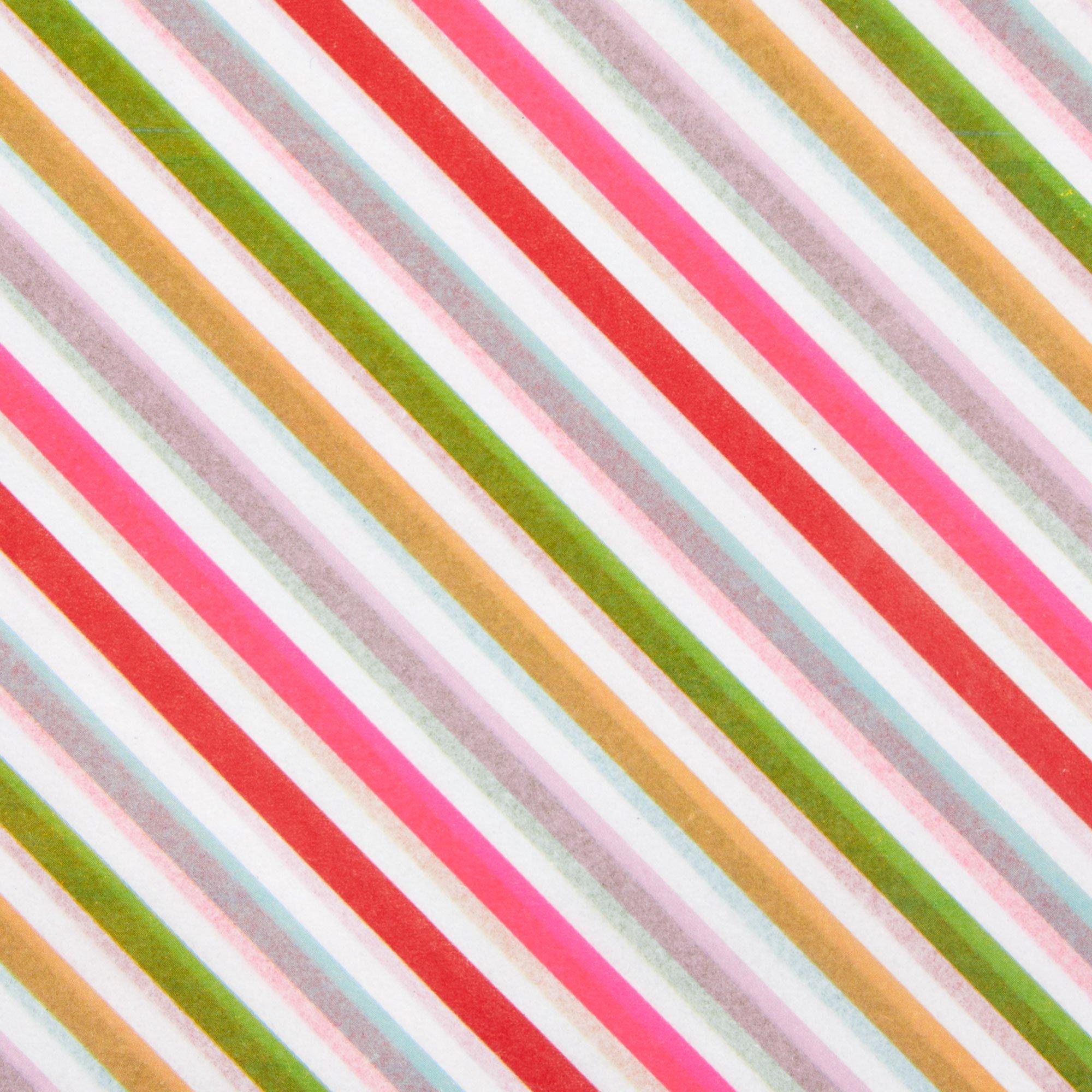 Candy Stripe Tissue Paper. 20in x 20in. 8ct - Image 3