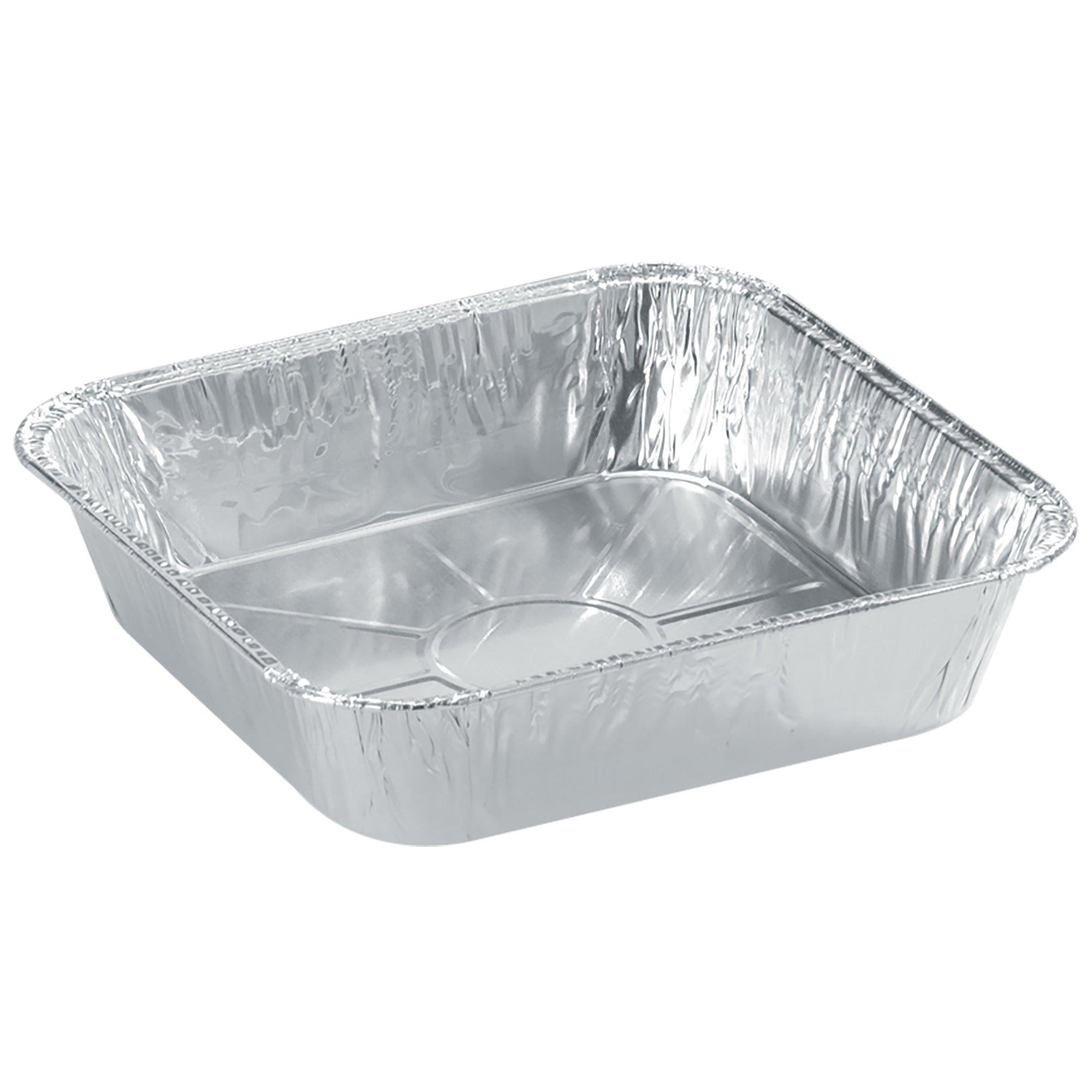 Reusable Square Aluminum Cake Pans. 8in. 4ct - Image 2