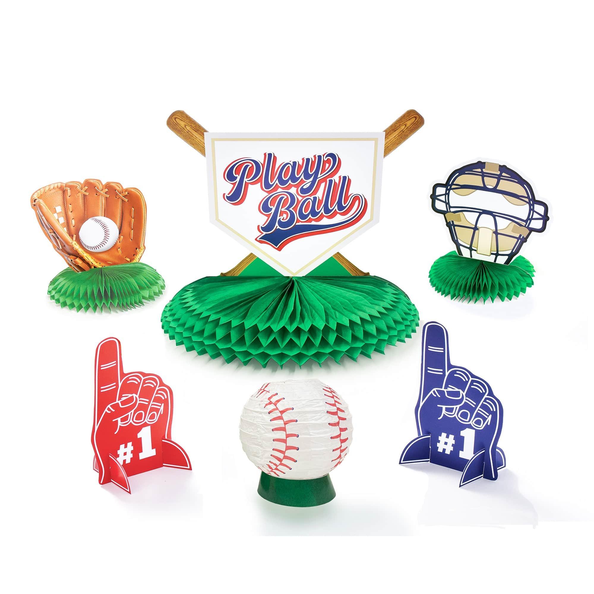 Baseball Tabletop Decorating Kit. 7pc