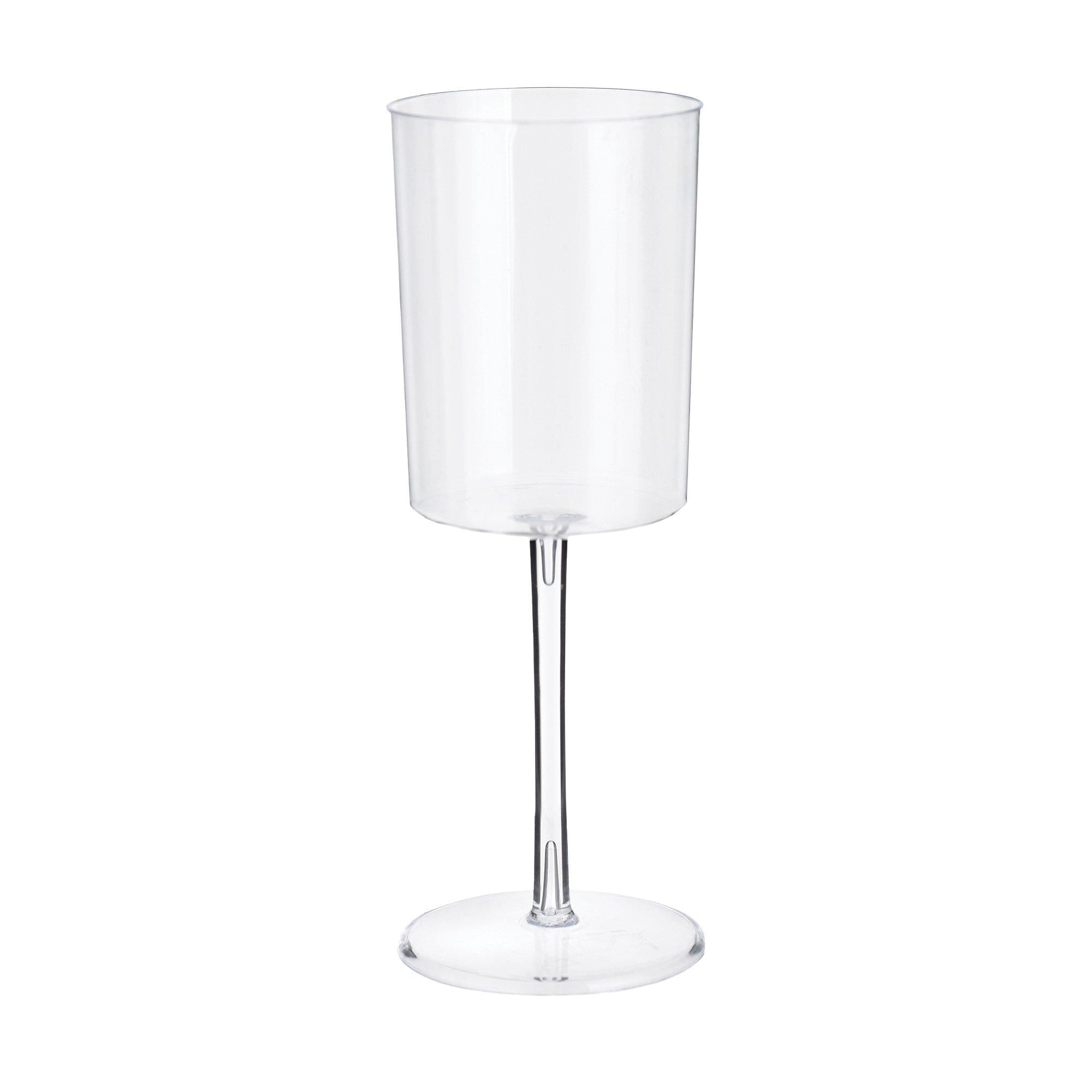 Clear Wine Goblets 20ct – 8oz BPA-Free Plastic Drinkware