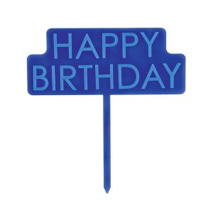 Happy Birthday Navy Cake Topper