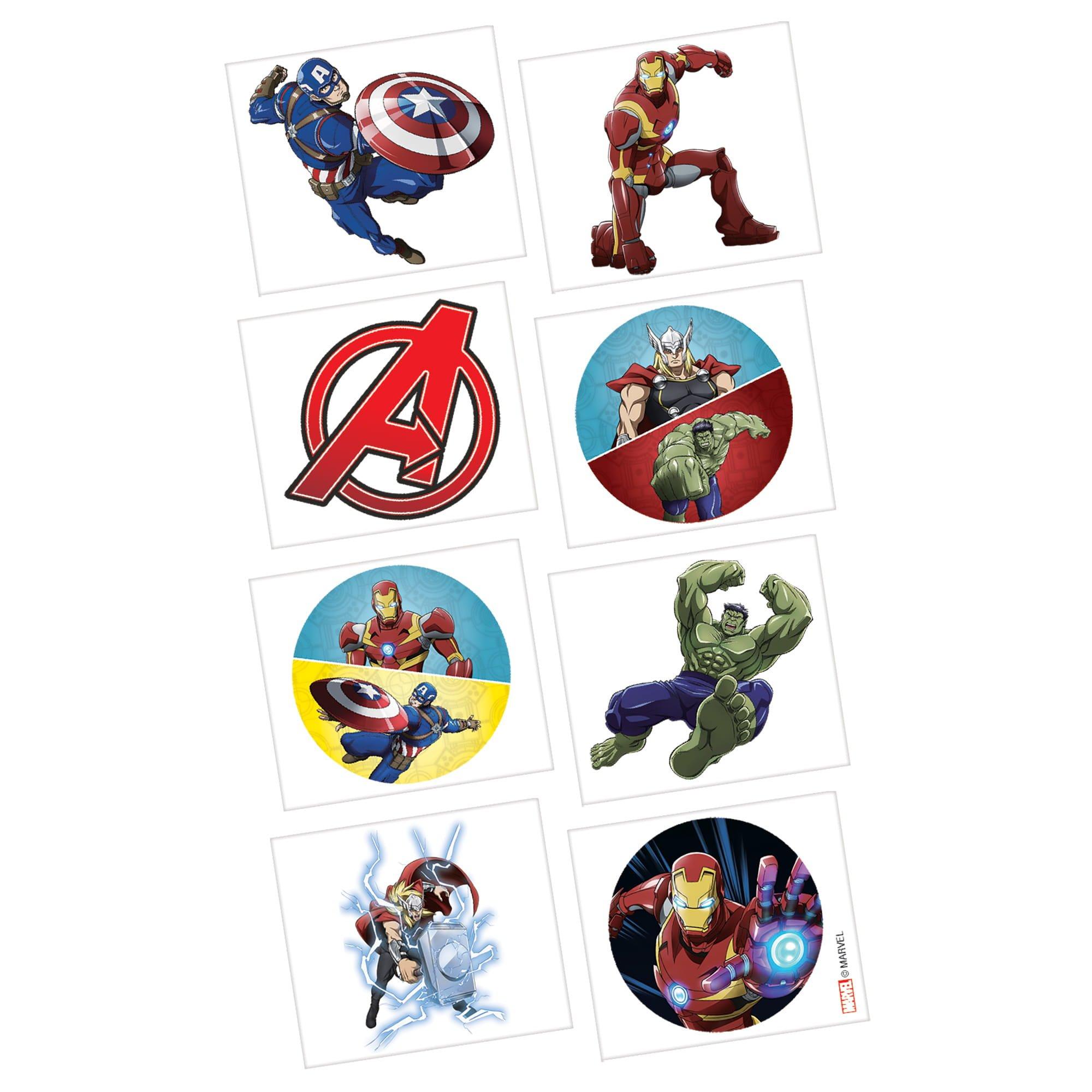 Marvel's Avengers Tattoos. 24ct