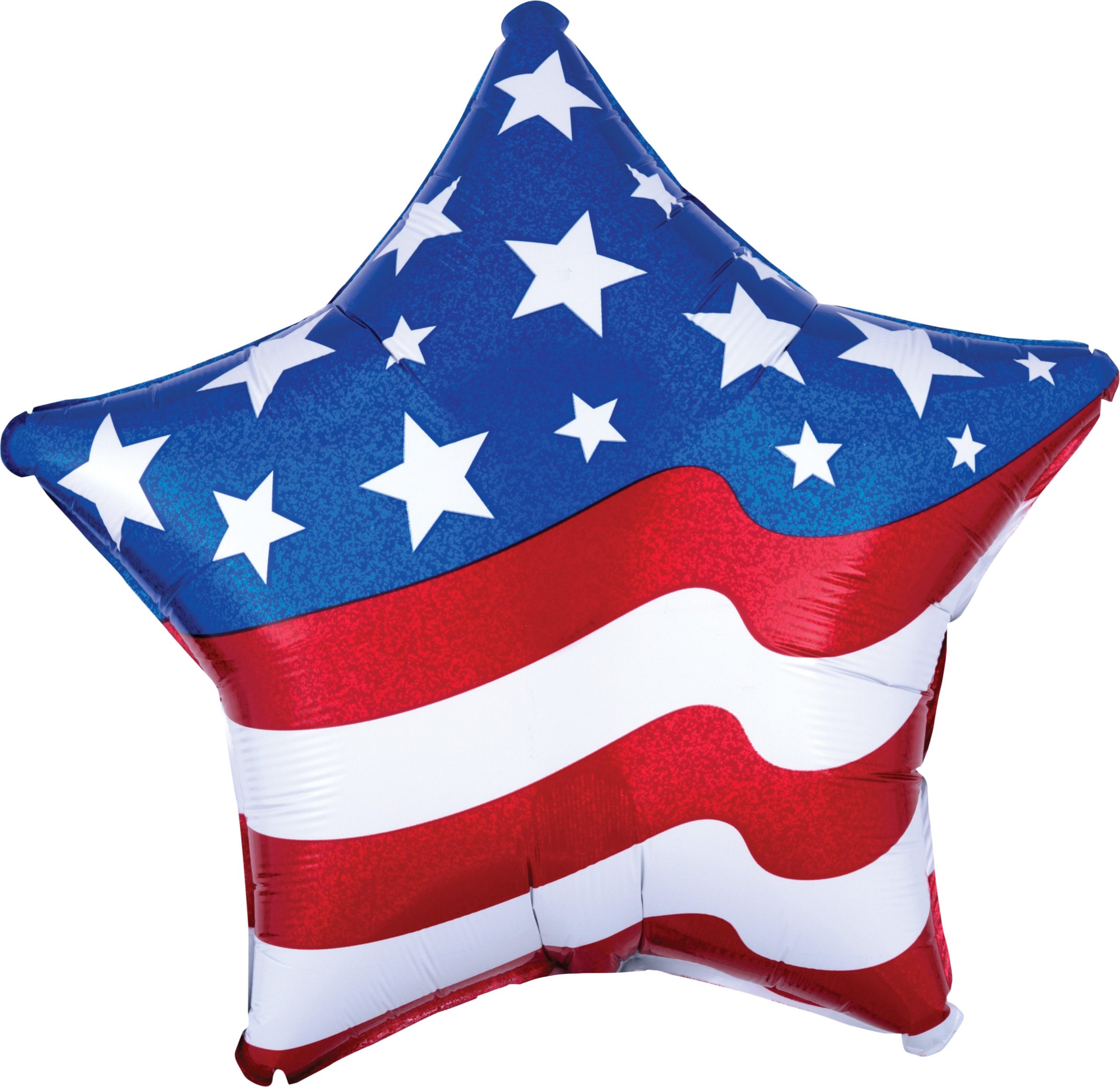 Stars & Stripes Foil Star Balloon. 19in