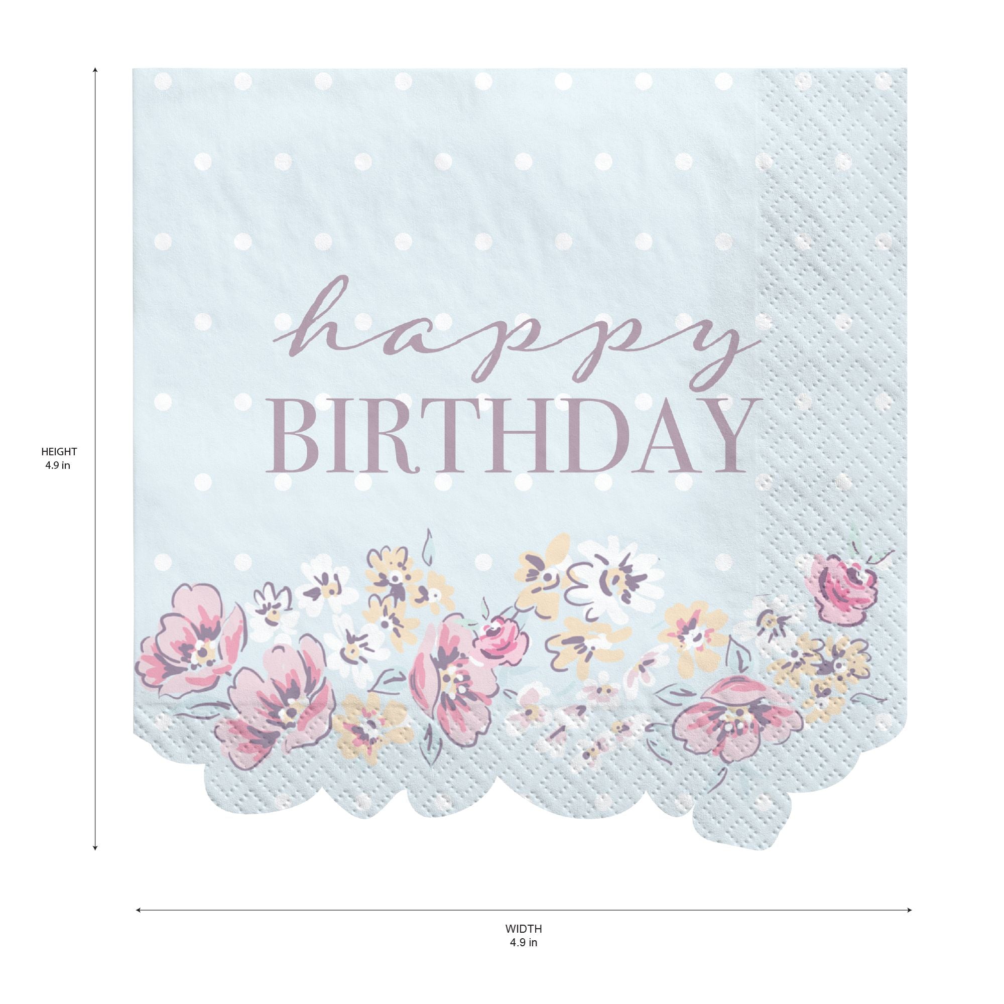 Ribbon and Rose Napkins. 16ct. Assorted Options - Image 3
