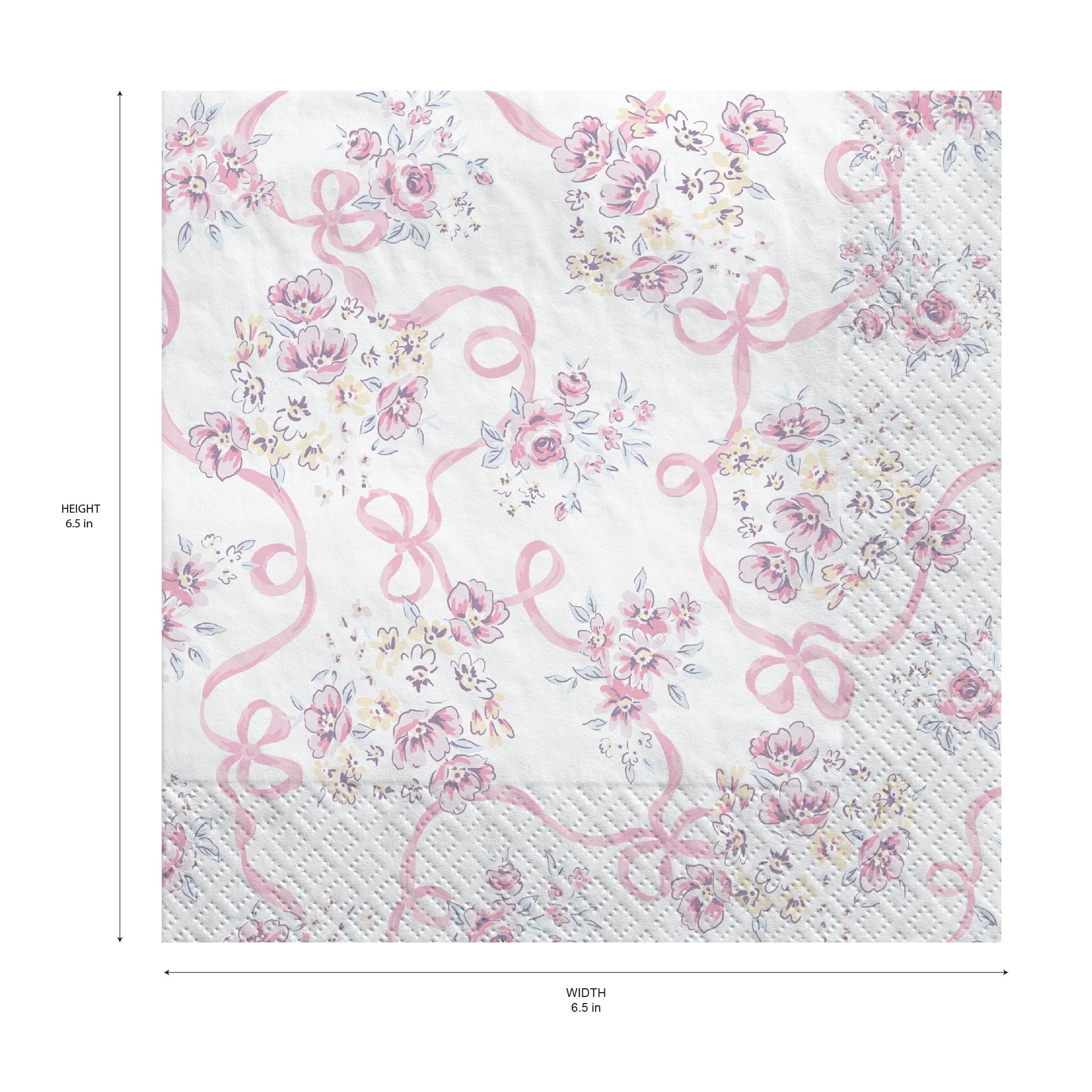 Ribbon and Rose Napkins. 16ct. Assorted Options - Image 6