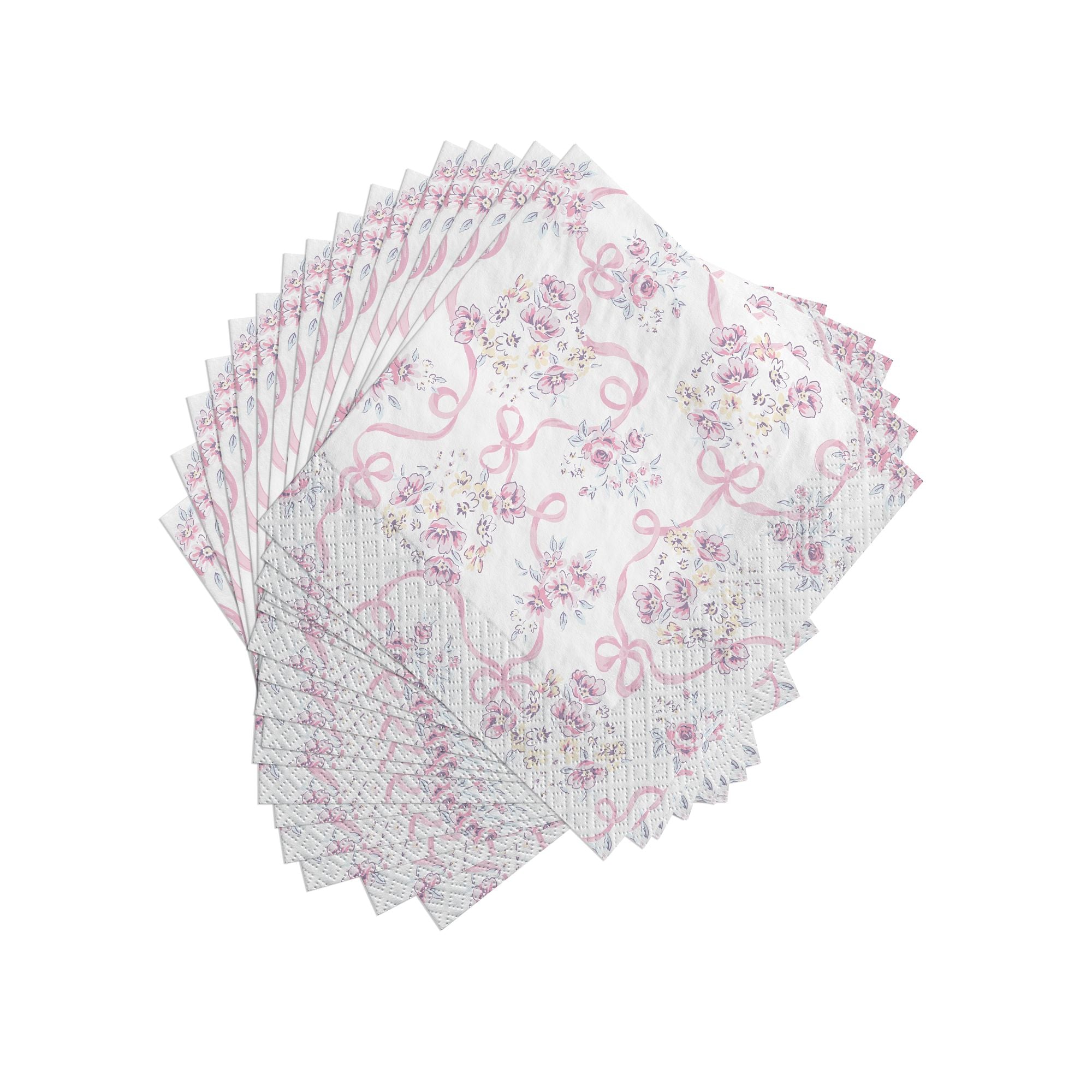 Ribbon and Rose Napkins. 16ct. Assorted Options - Image 5