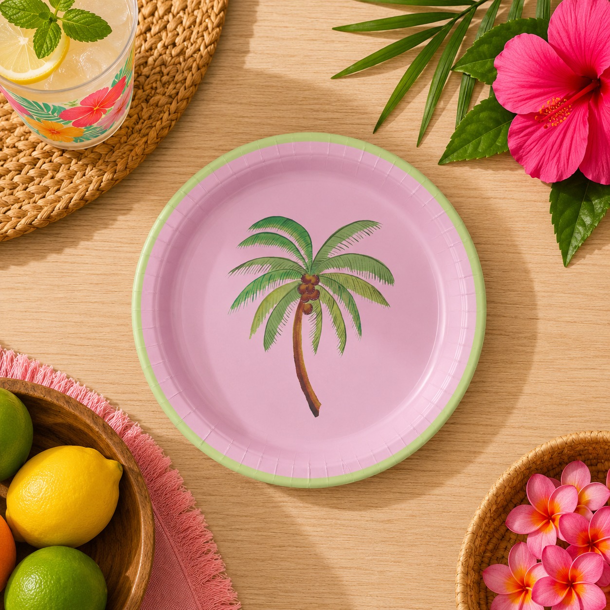 Royal Palm Dessert Plates. 8ct