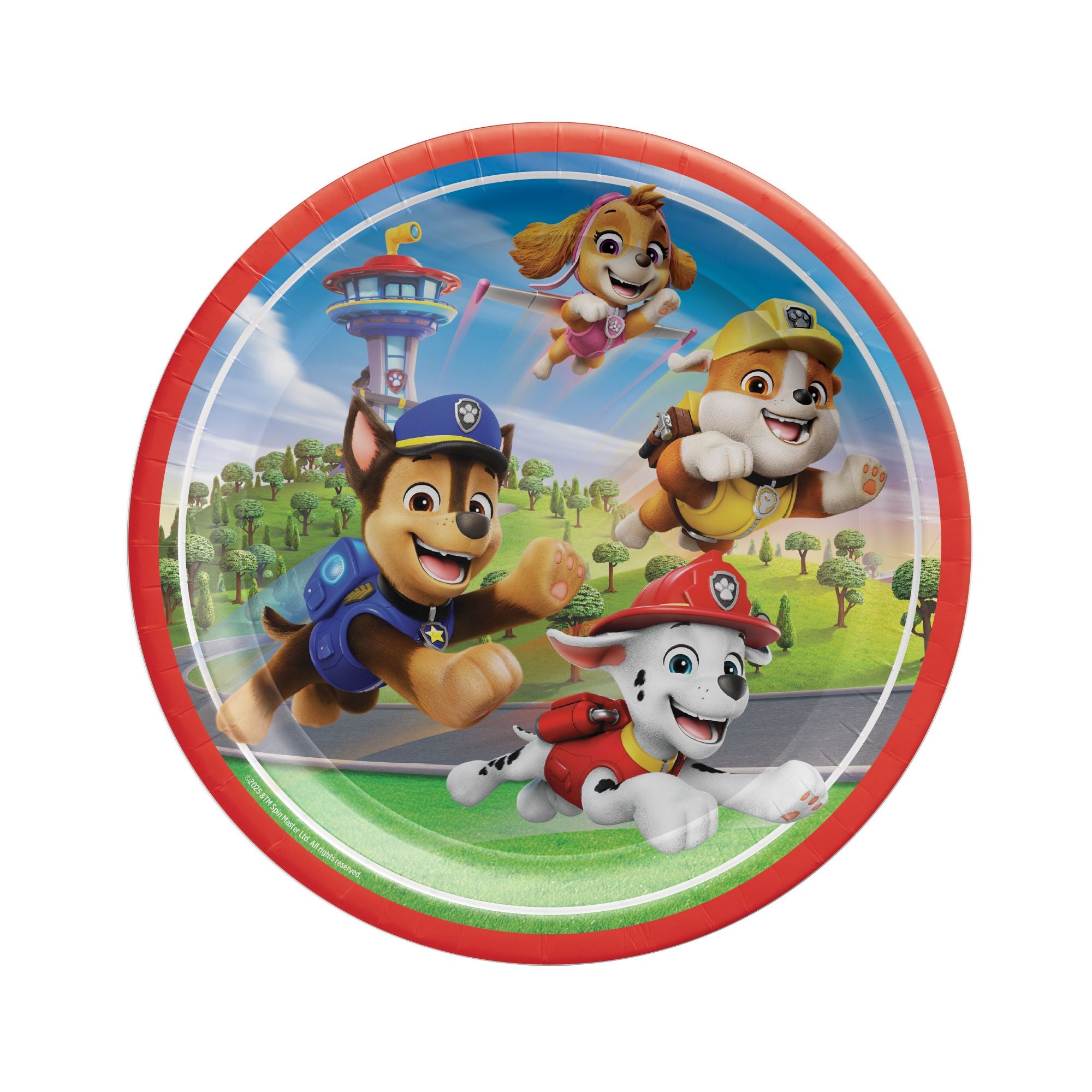 Paw Patrol Dessert Plates. 7in. 8ct