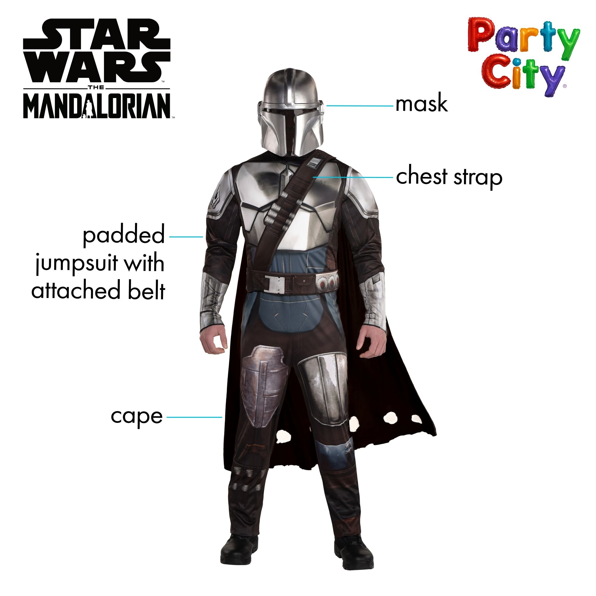 Star Wars The Mandalorian Costume for Men - Image 5