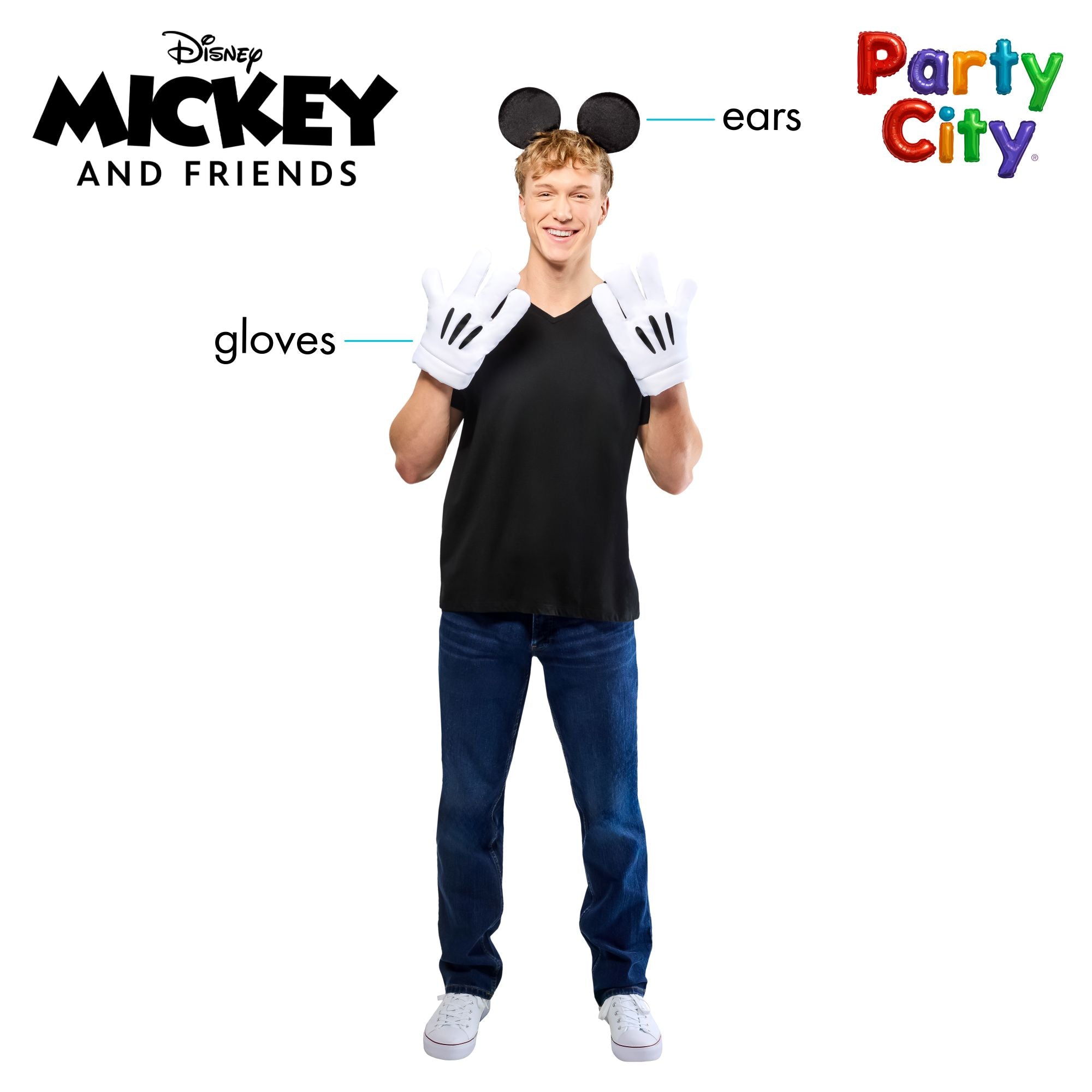 Disney Mickey Mouse Costume Accessory Kit for Adults - Image 5