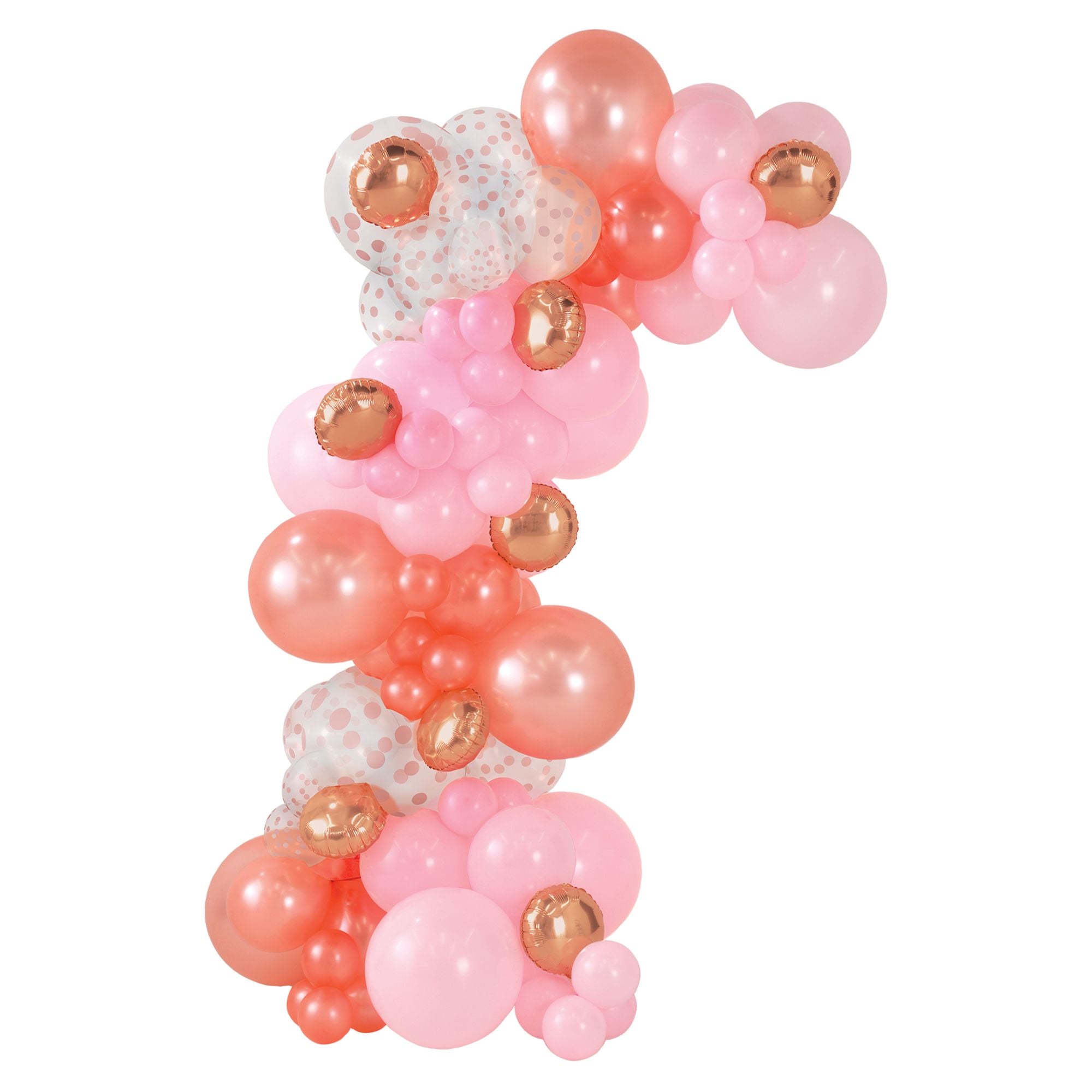 Air-Filled Latex Balloons Garland Rose Gold. 90pc - Image 6