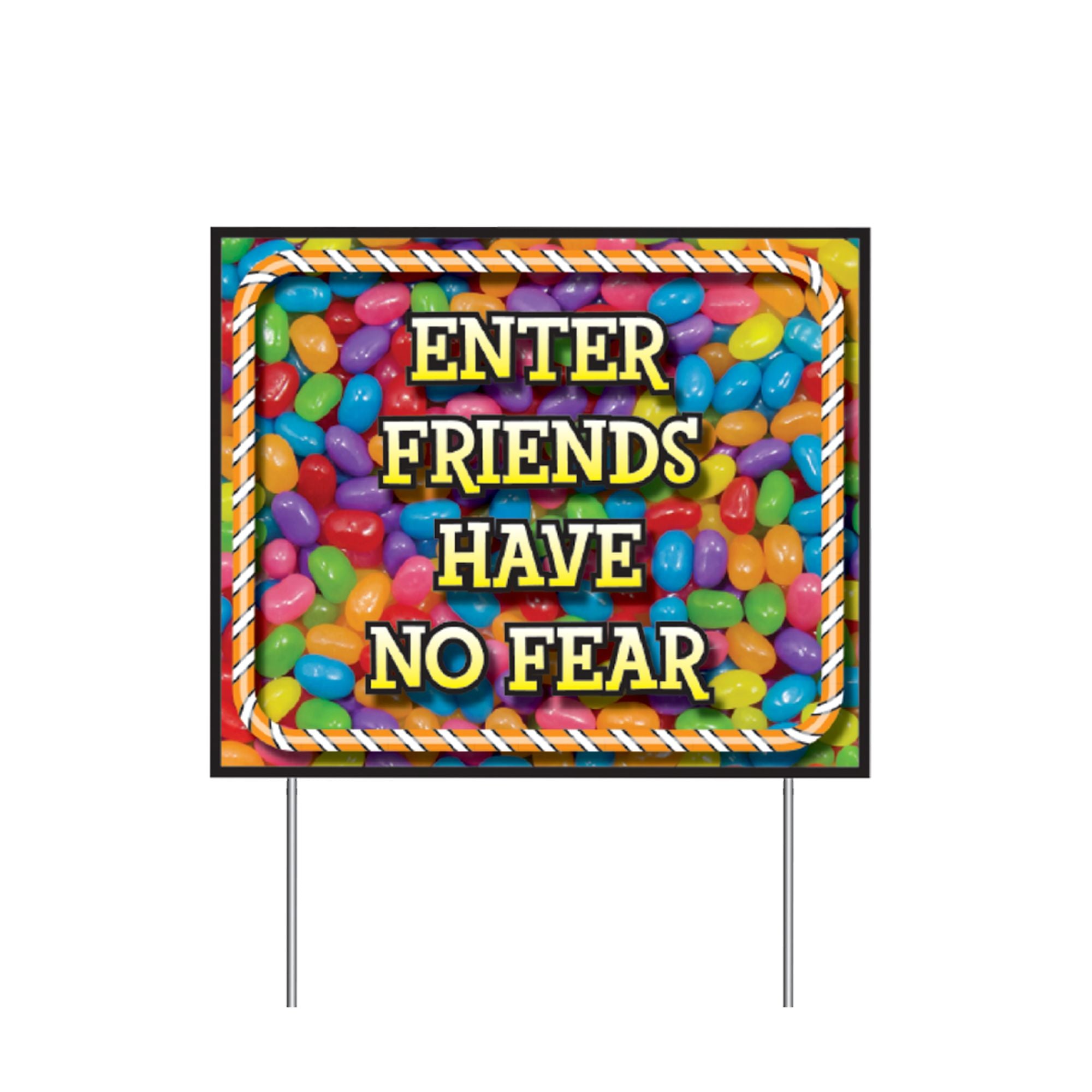 13-inch Trick Or Treat Land Sidewalk Sign Set - 4 Piece - Image 5