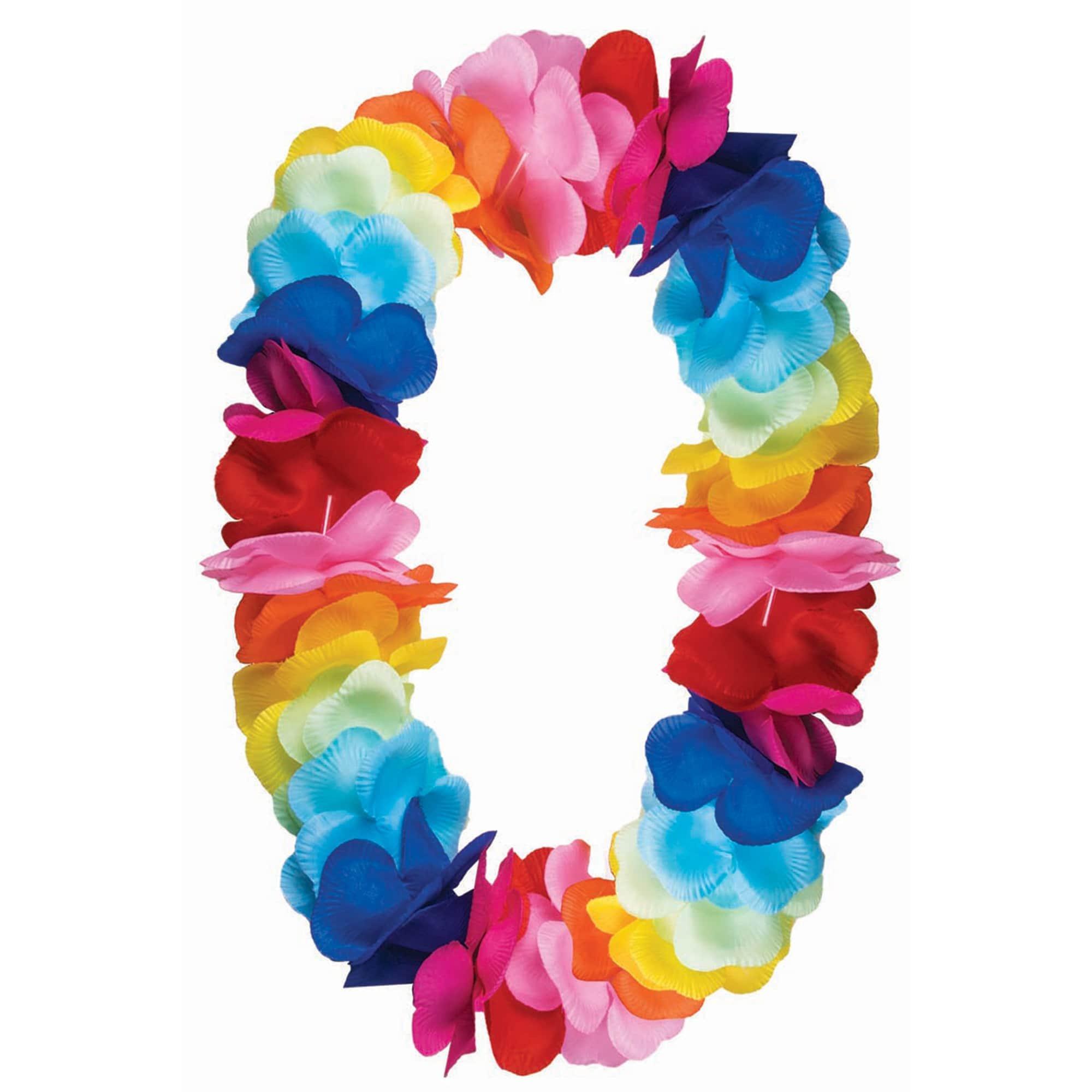 Deluxe Pearlized Lei. Assorted Colors - Image 5