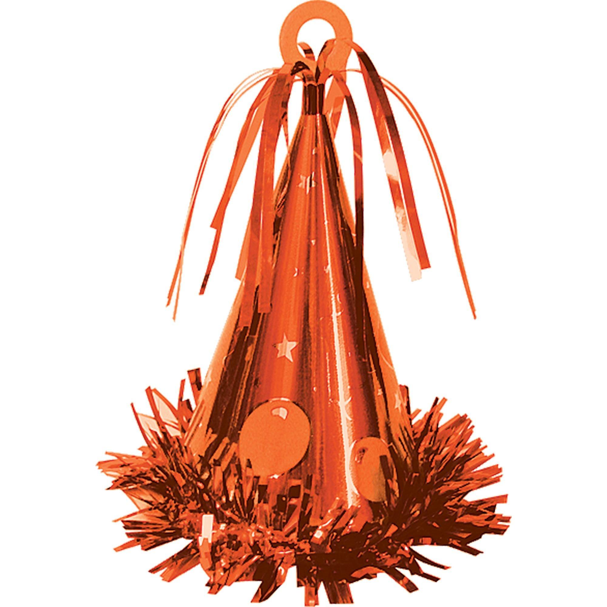 Party Hat Balloon Weight. 6oz. Assorted Colors - Image 8