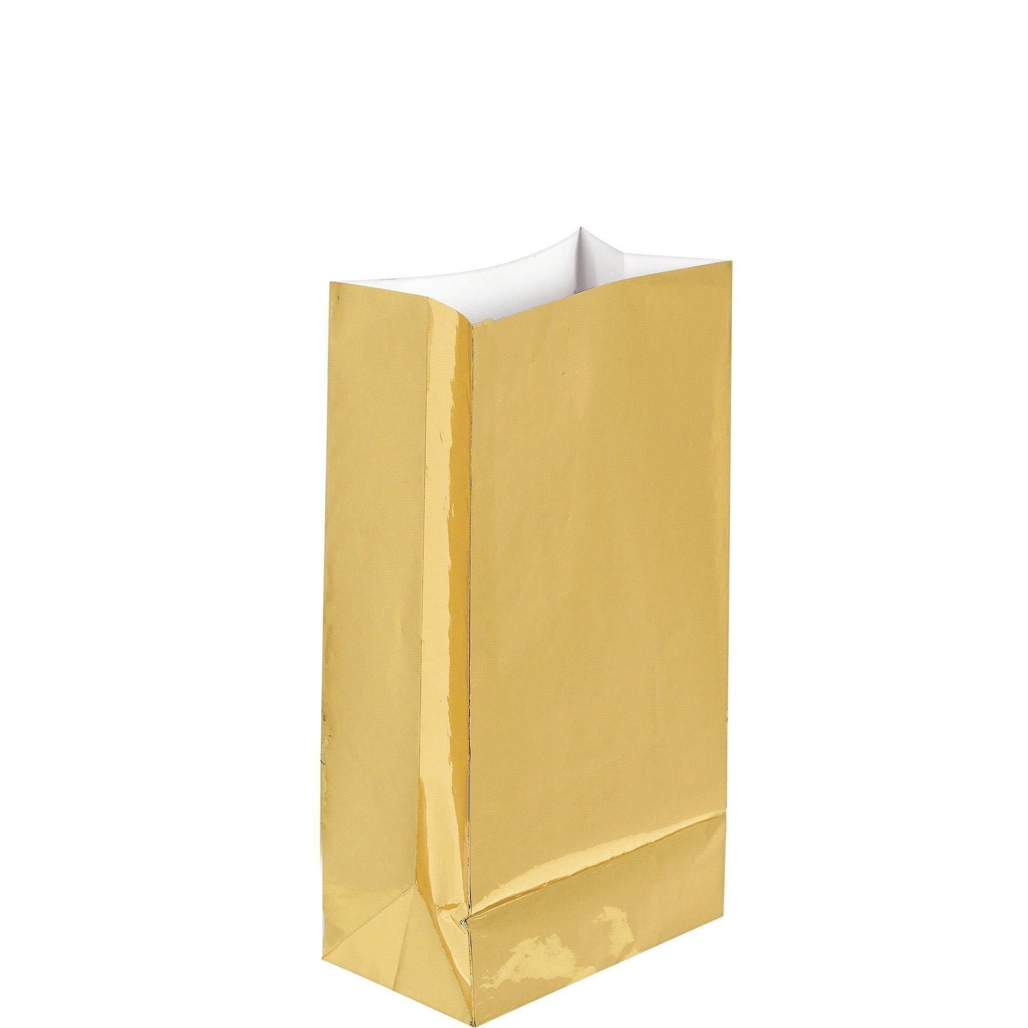 Medium Paper Treat Bags. 12ct. Assorted Colors - Image 4