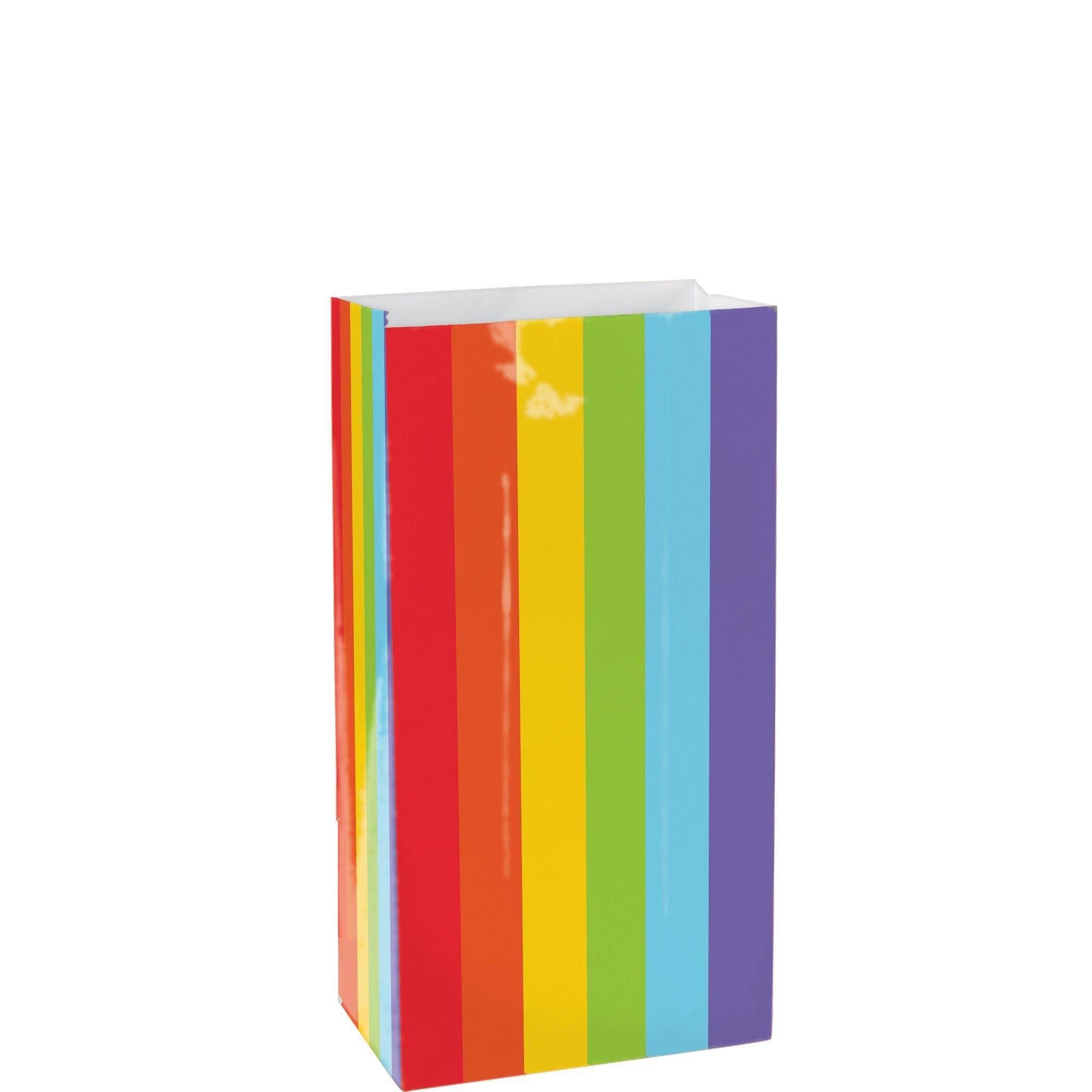 Medium Paper Treat Bags. 12ct. Assorted Colors - Image 10