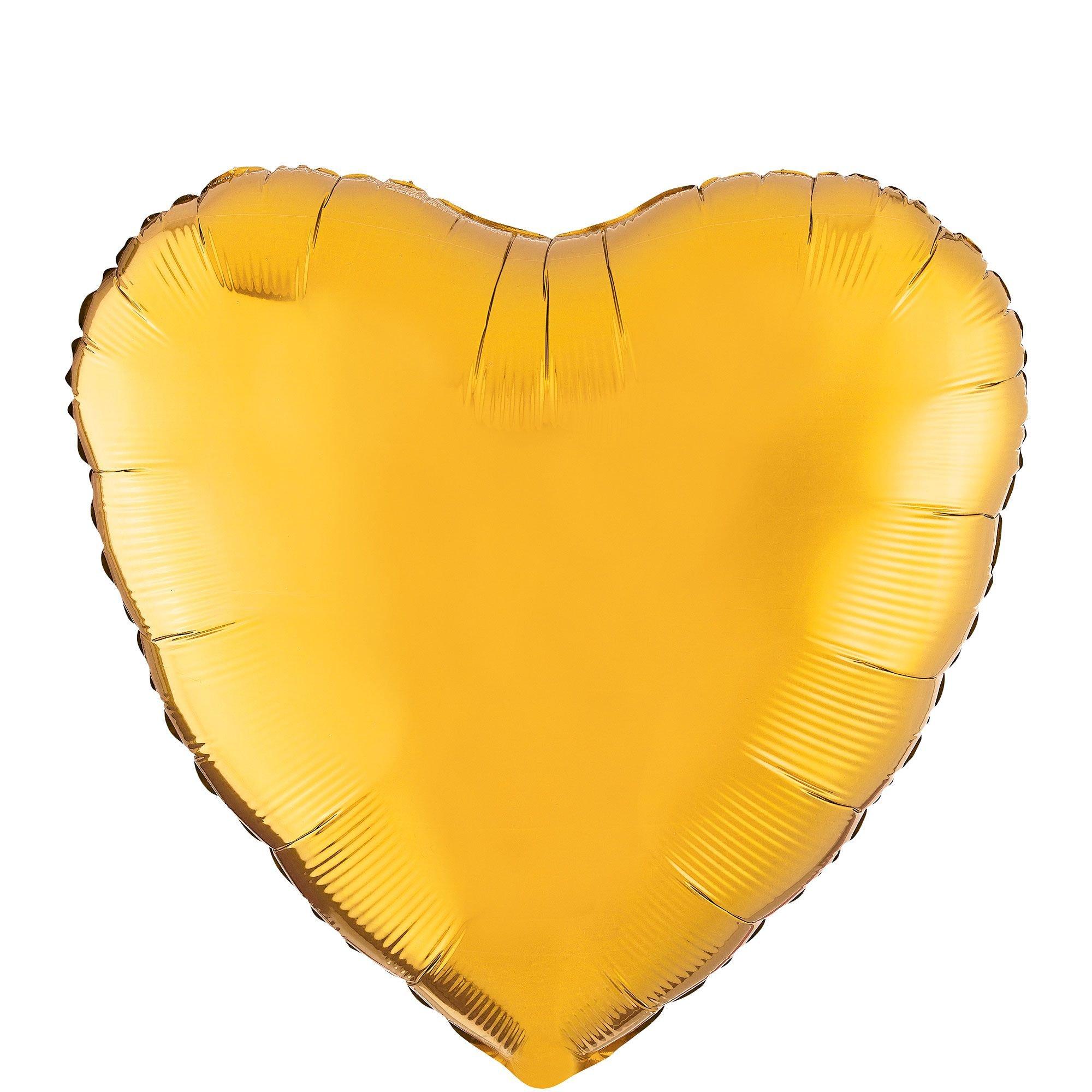 Heart Balloon. 17in. Assorted Colors - Image 16