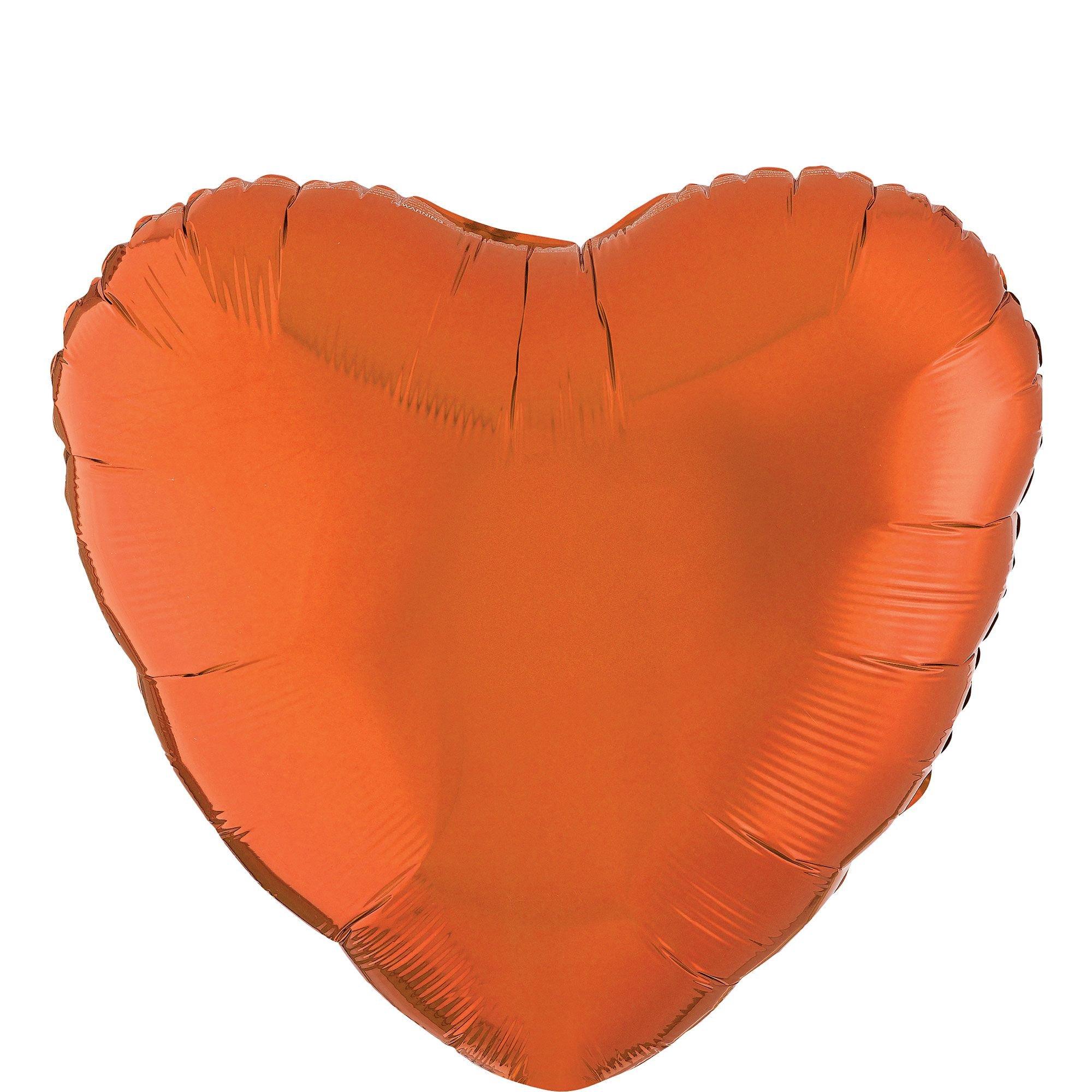 Heart Balloon. 17in. Assorted Colors - Image 7
