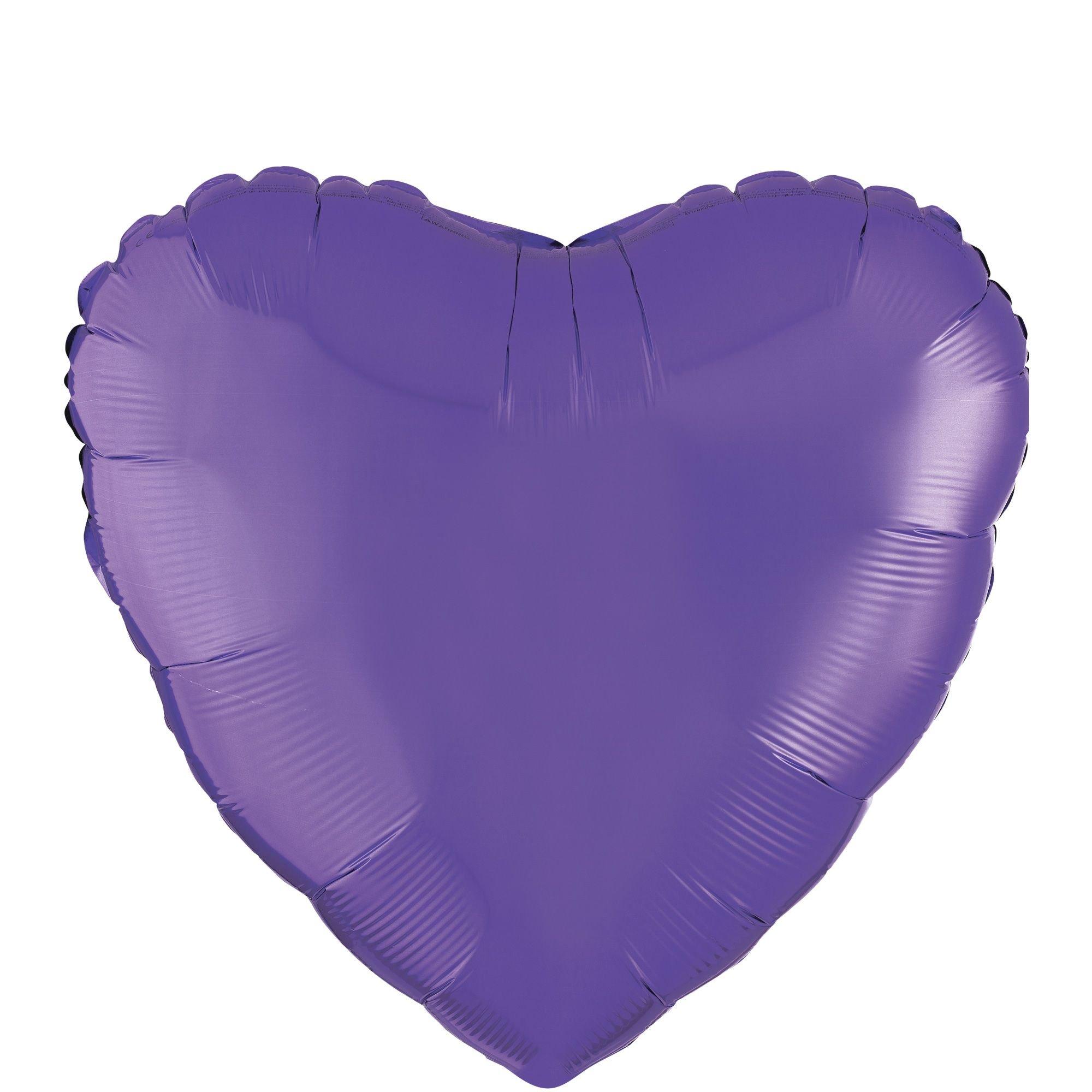 Heart Balloon. 17in. Assorted Colors - Image 15