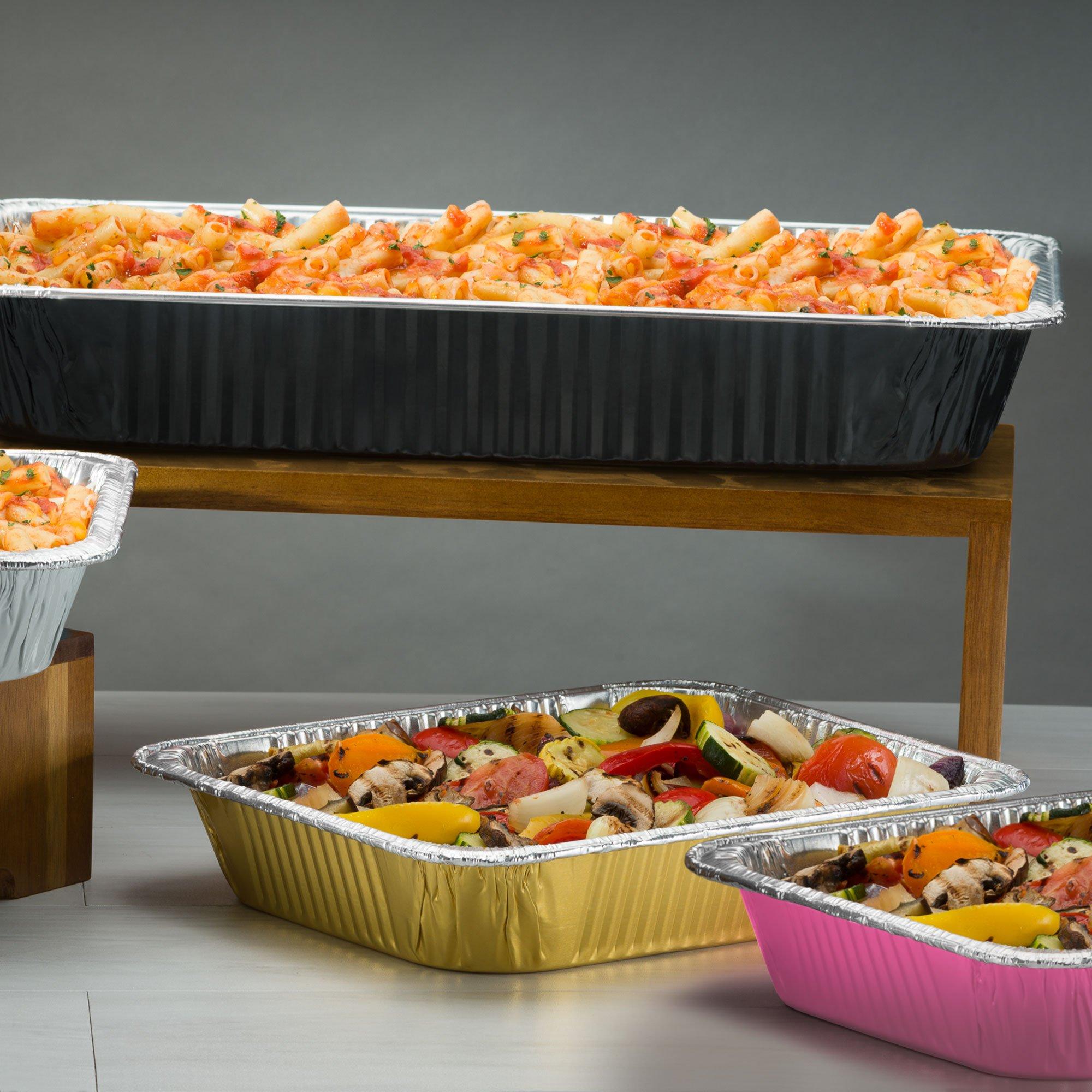 Aluminum Half Chafing Dish Steam Pan. Assorted Colors - Image 6