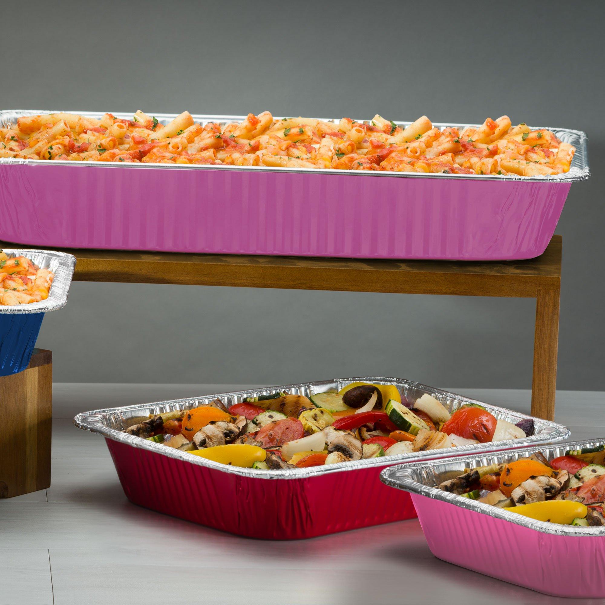 Aluminum Half Chafing Dish Steam Pan. Assorted Colors - Image 9