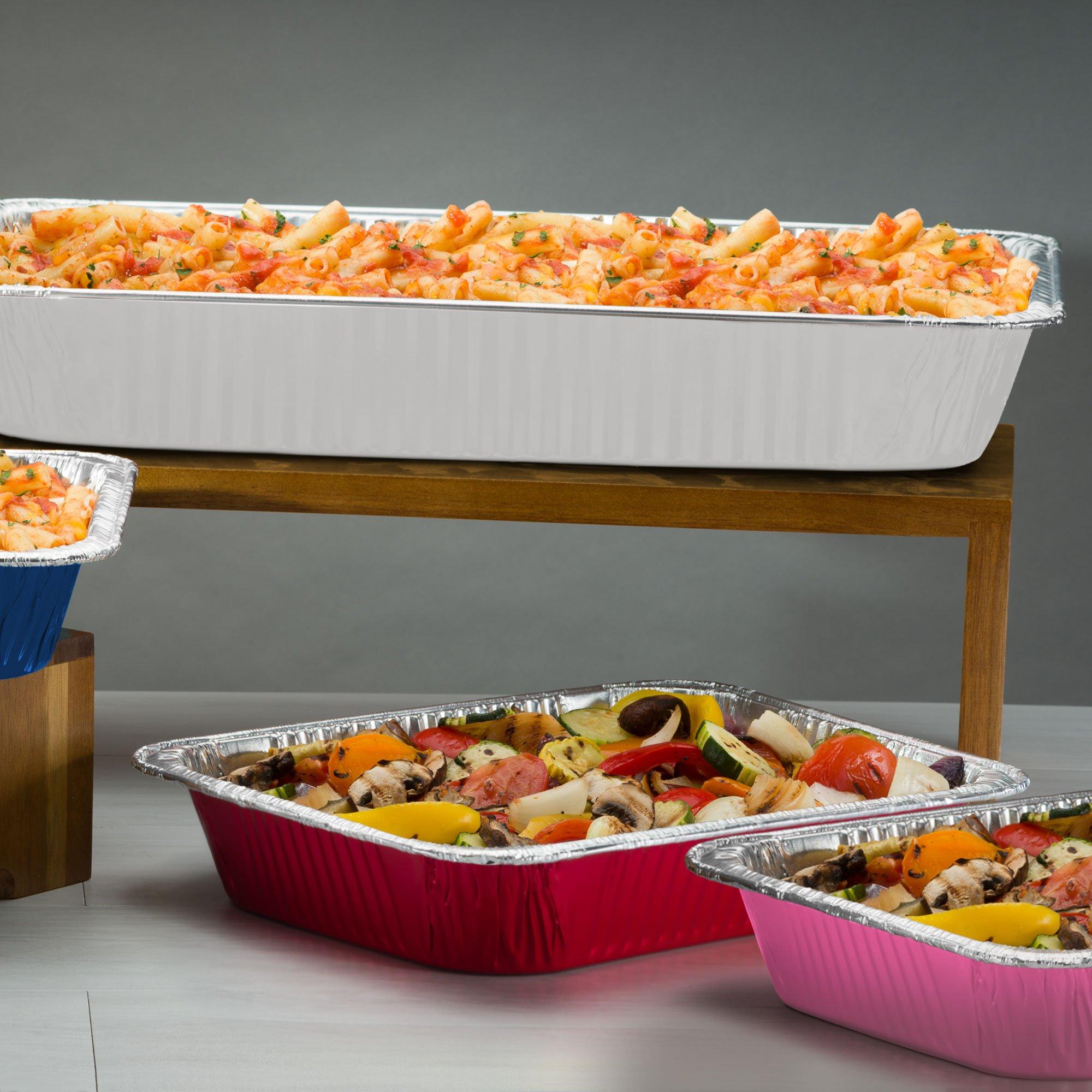 Aluminum Half Chafing Dish Steam Pan. Assorted Colors - Image 16