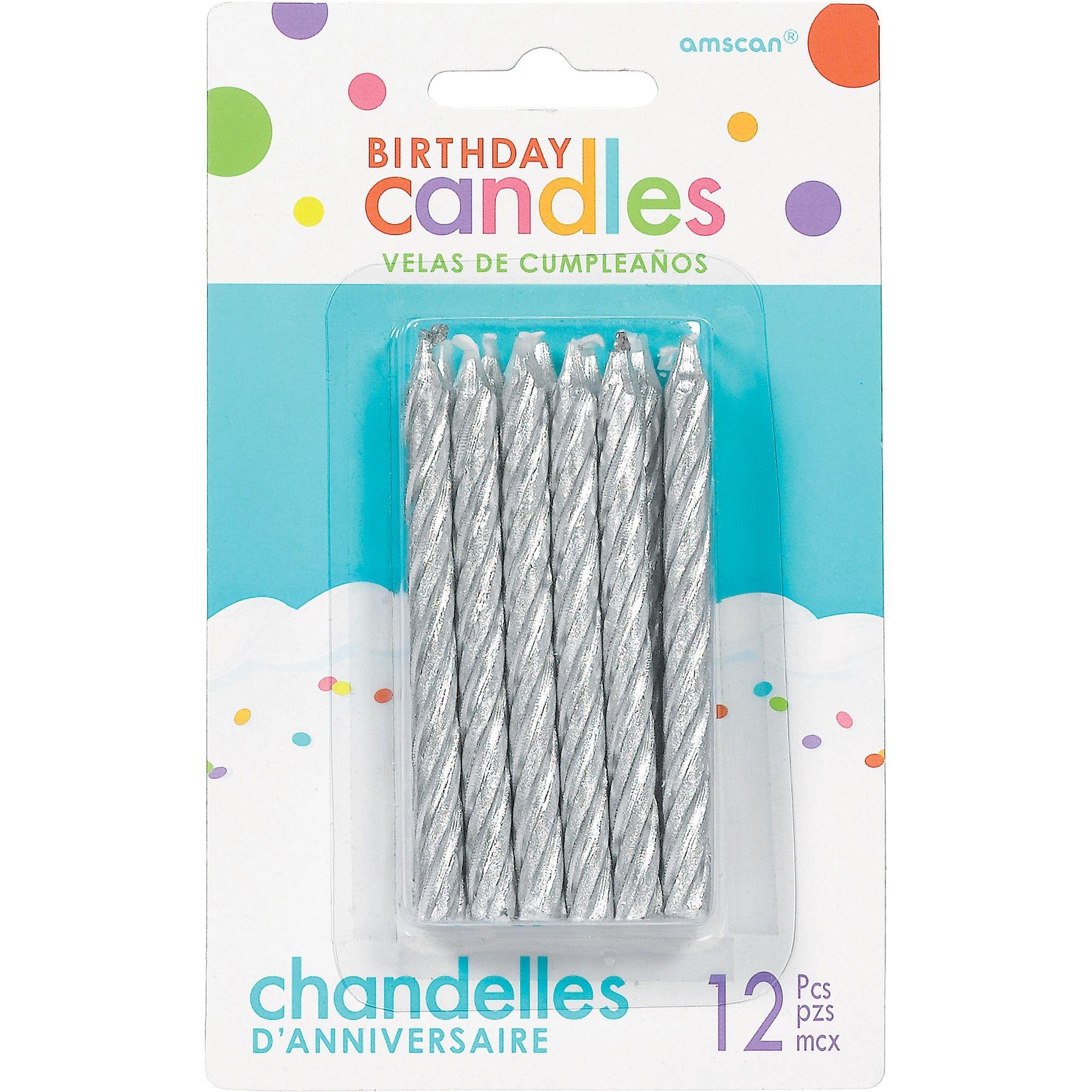 Spiral Birthday Candles. 12ct. Assorted Colors - Image 3