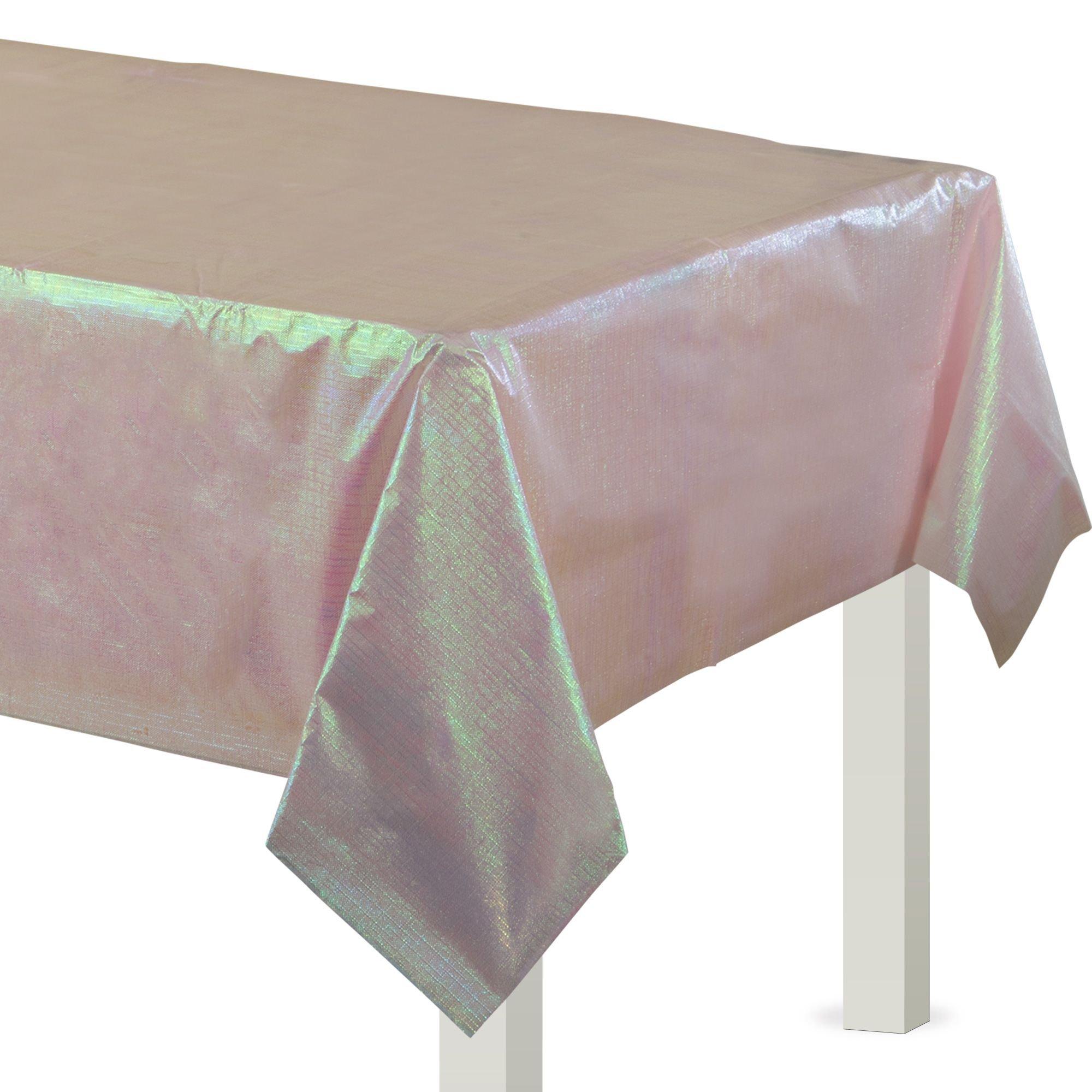 Opalescent Table Cover. 54in x 102in. Assorted Colors - Image 5