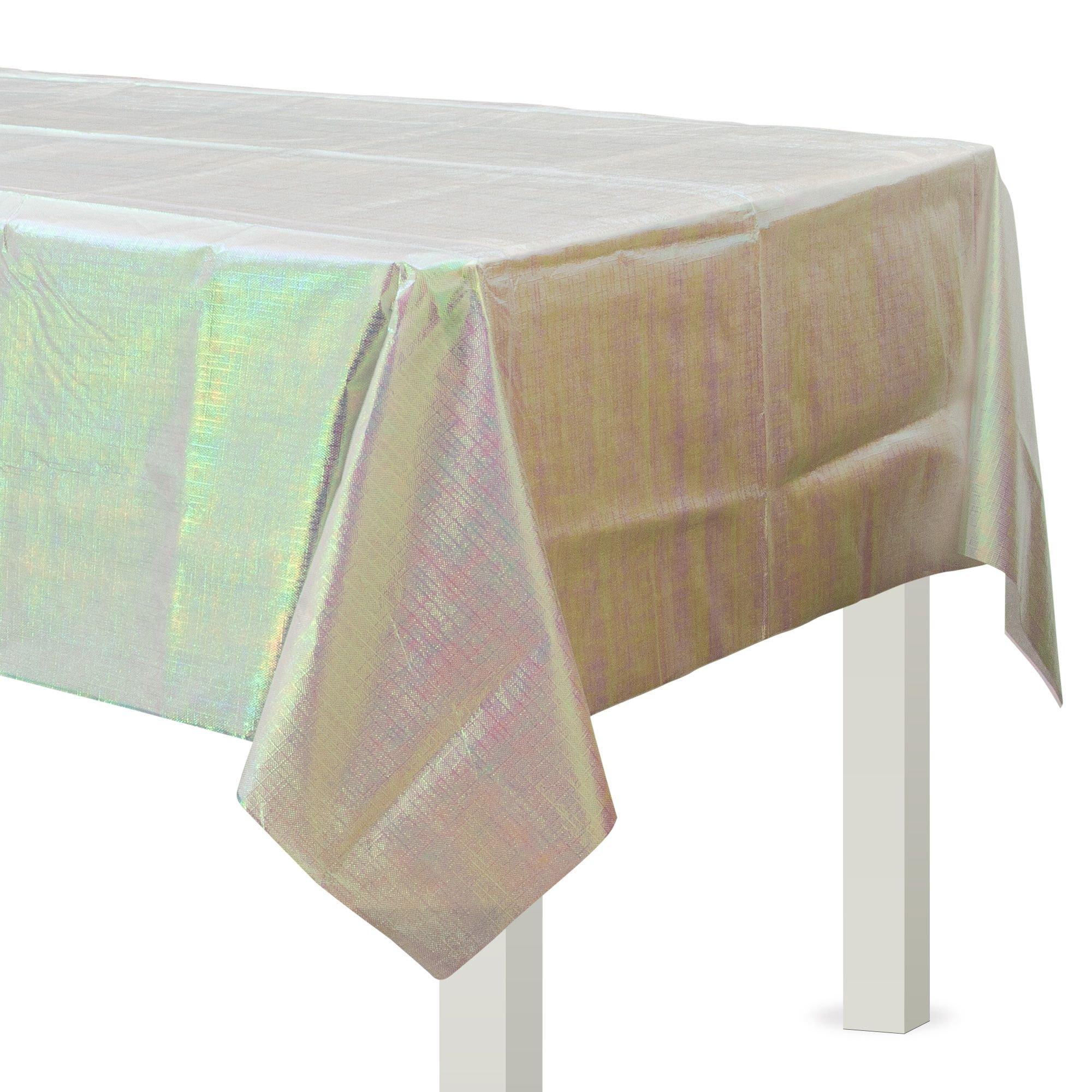 Opalescent Table Cover. 54in x 102in. Assorted Colors - Image 9