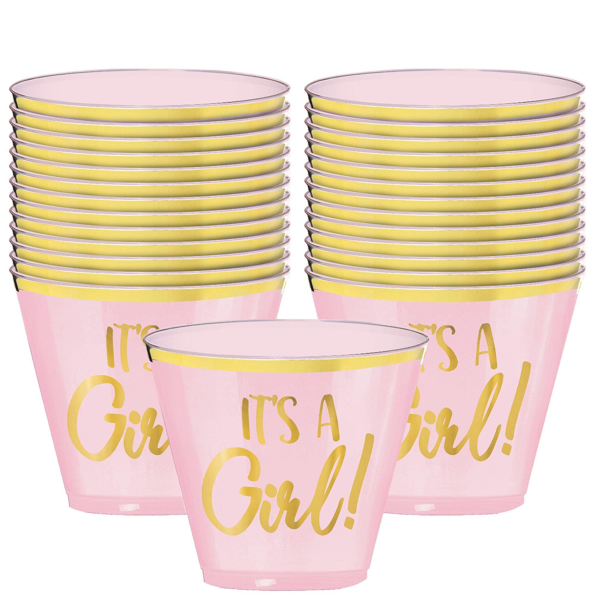 It's a Baby Plastic Cups - 9oz. 30ct. Assorted Colors