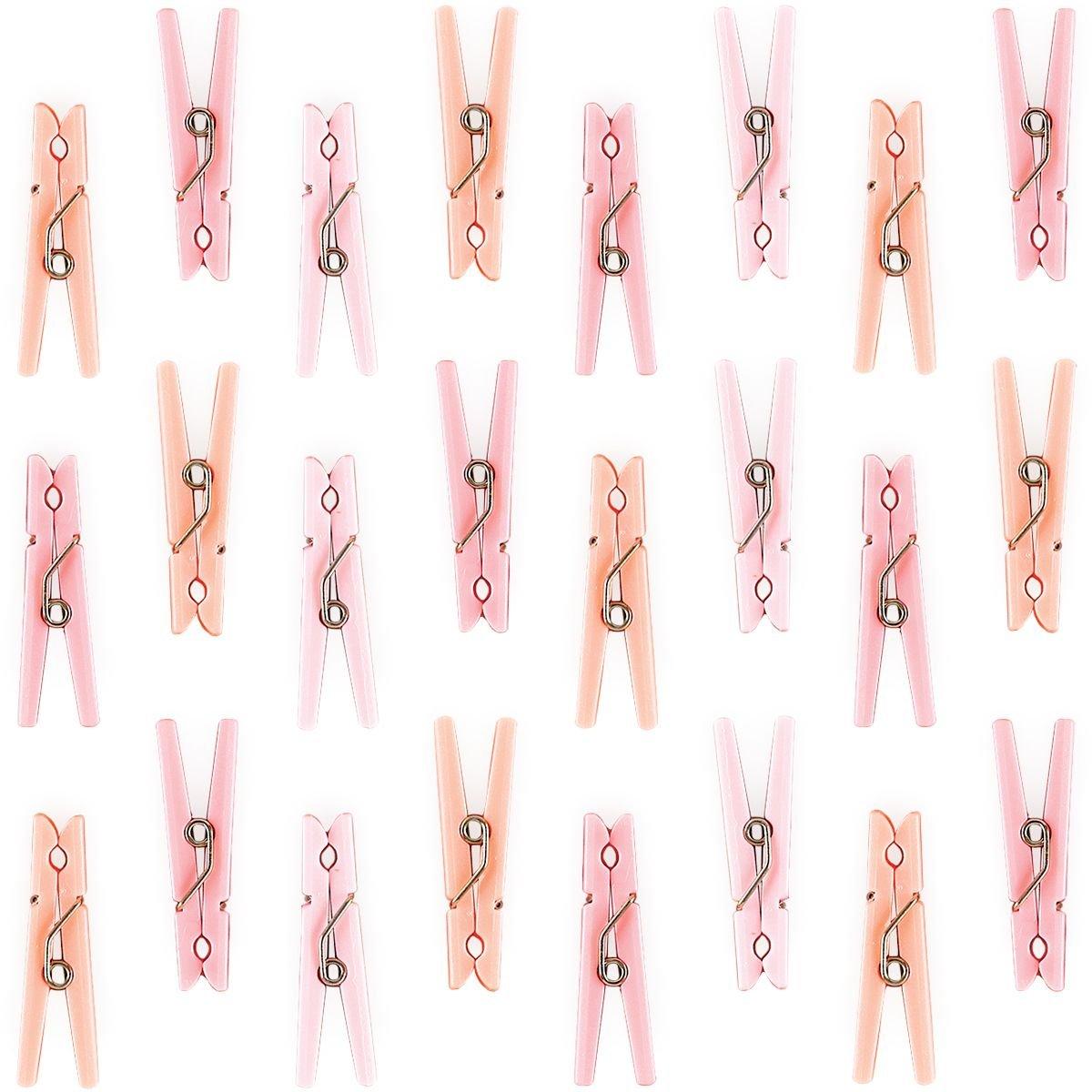 Mini Clothespin Baby Shower Favor Charms. 24ct. Assorted Colors - Image 3