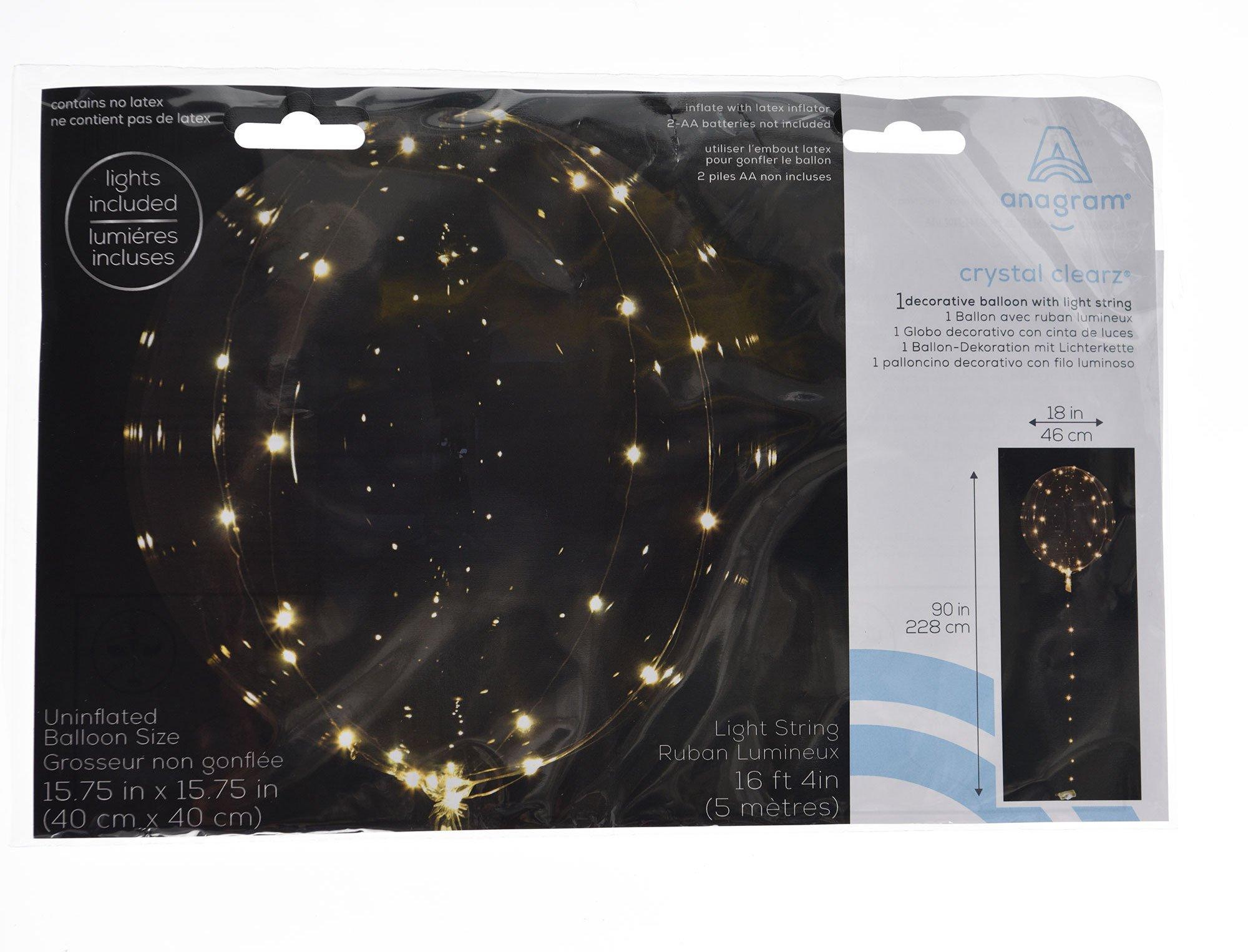 Light-Up Balloon - Crystal Clearz. Assorted Colors - Image 9