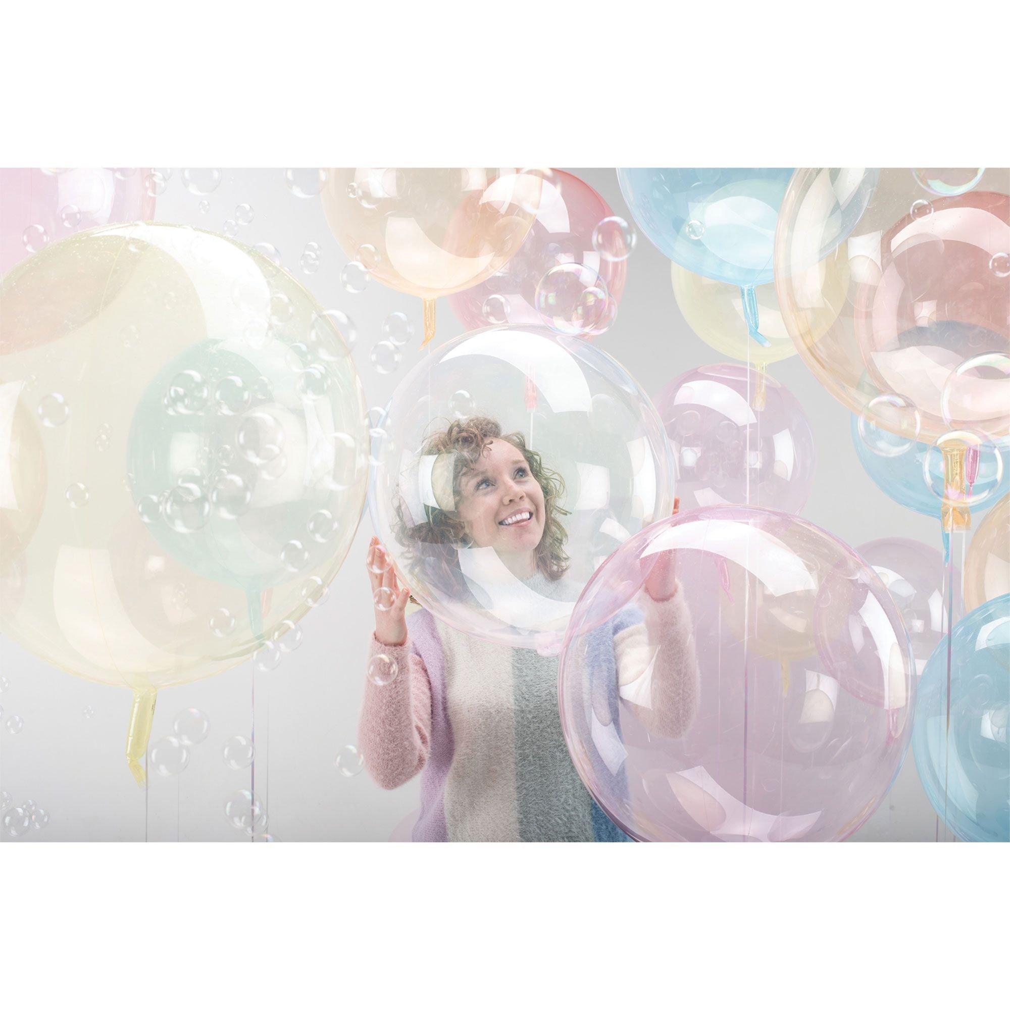 Clear Plastic Balloon. 18in - Crystal Clearz. Assorted Colors - Image 8