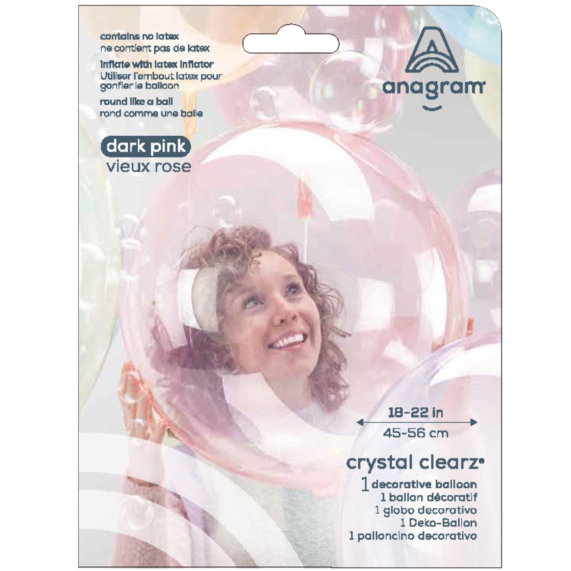 Clear Plastic Balloon. 18in - Crystal Clearz. Assorted Colors - Image 15