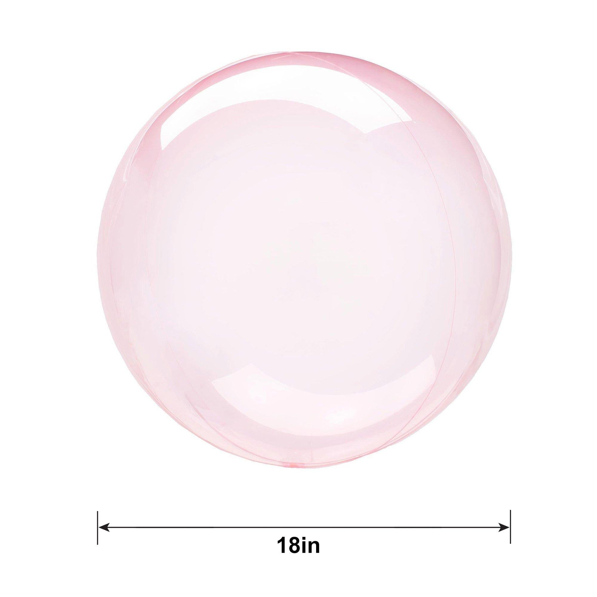 Clear Plastic Balloon. 18in - Crystal Clearz. Assorted Colors - Image 18