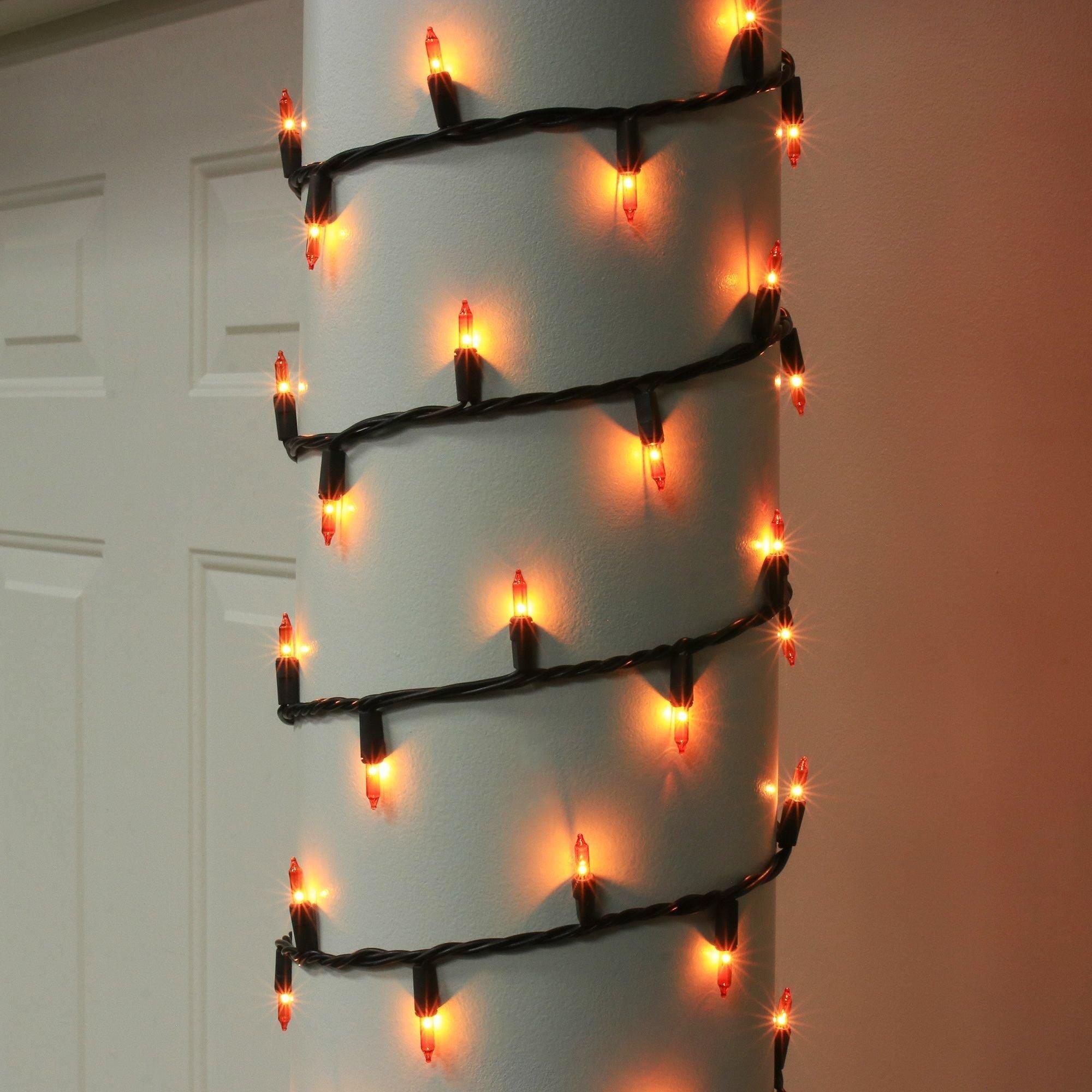 Incandescent Plastic String Lights. 100 Bulbs. 21ft. Assorted Colors - Image 3